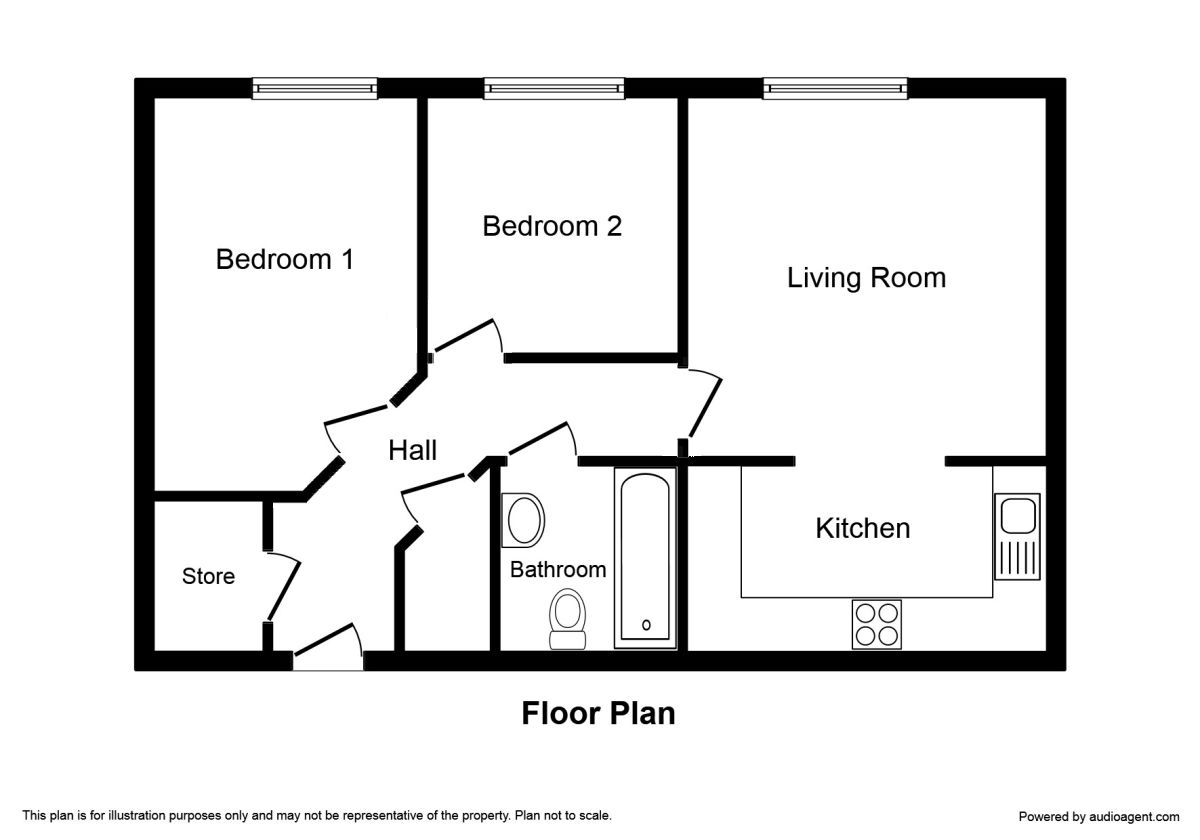 2 Bedrooms Flat to rent in Broad Road, Sale M33