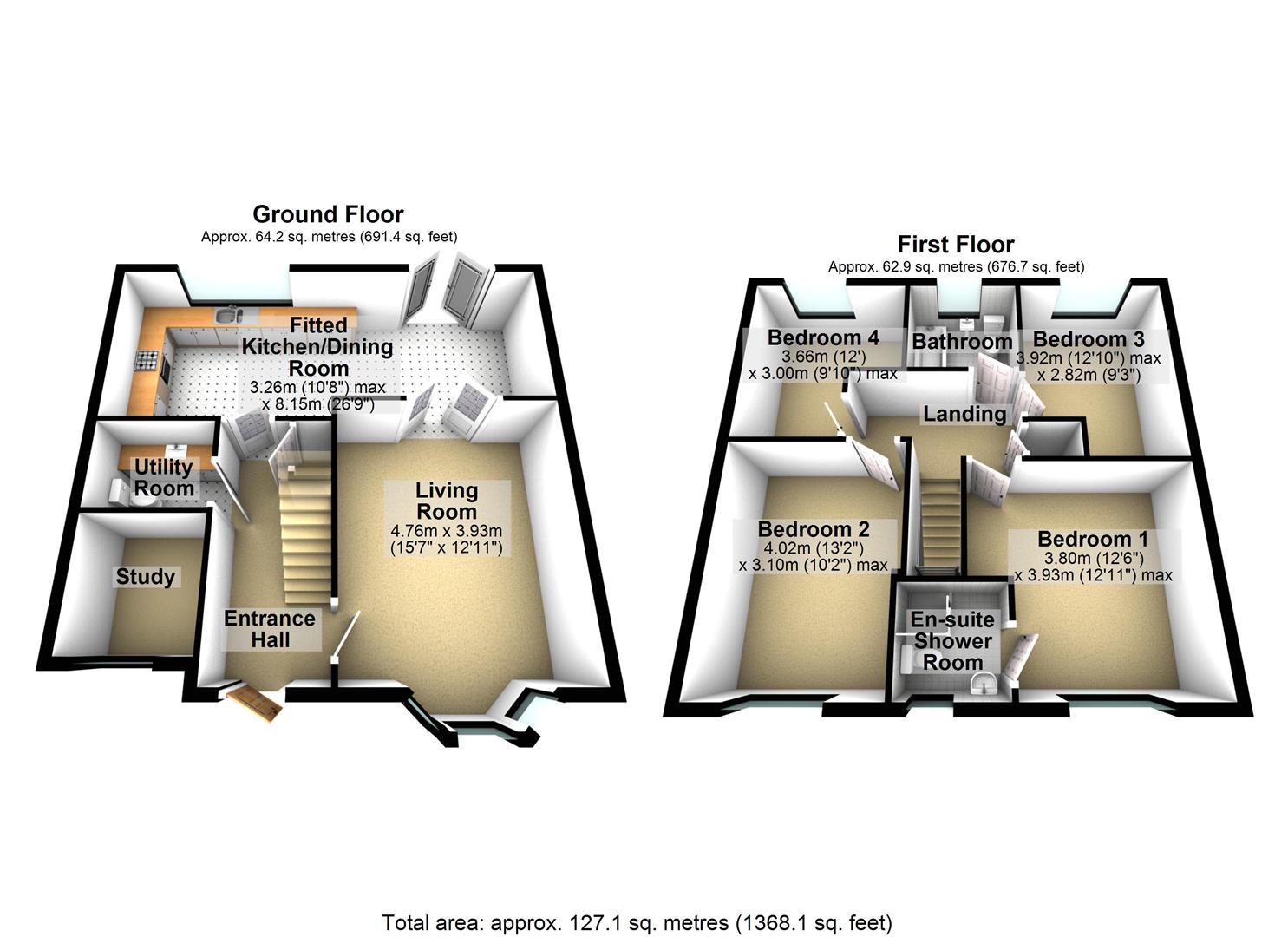 Plot 55, The Manford, Orchid Close, Hereford floorplan