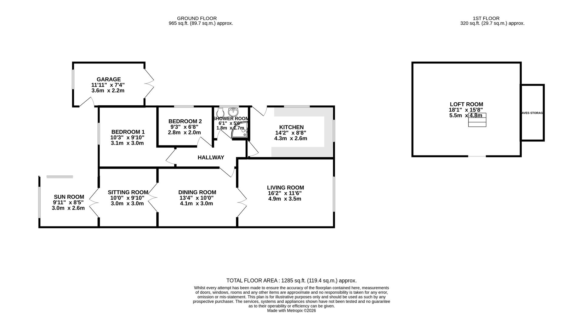 Lindale Avenue, Hornsea floorplan