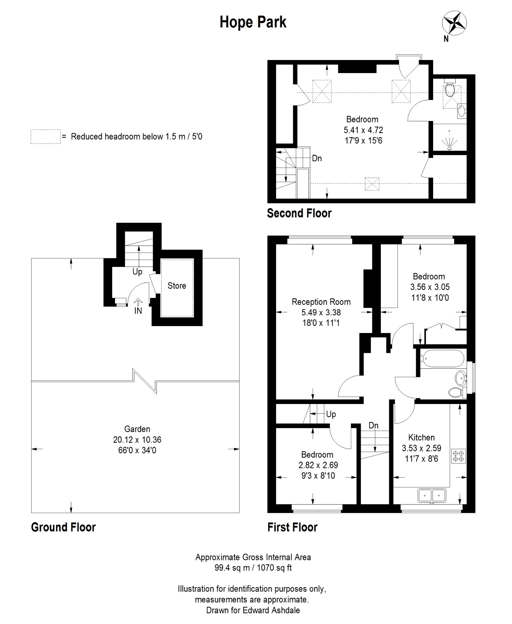 60 Hope Park, Bromley, Kent floorplan