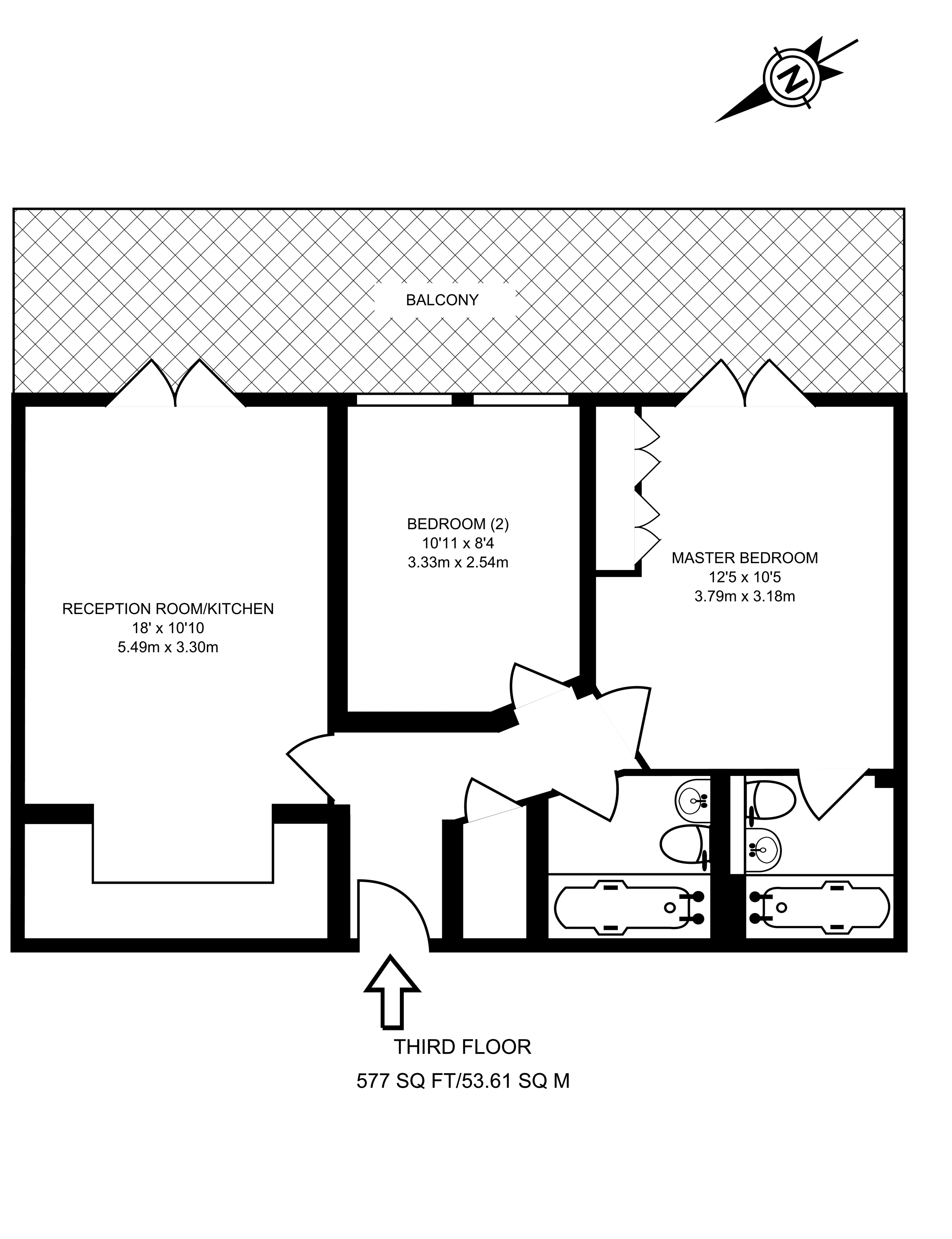 2 Bedrooms Flat for sale in Lyon Road, Harrow HA1