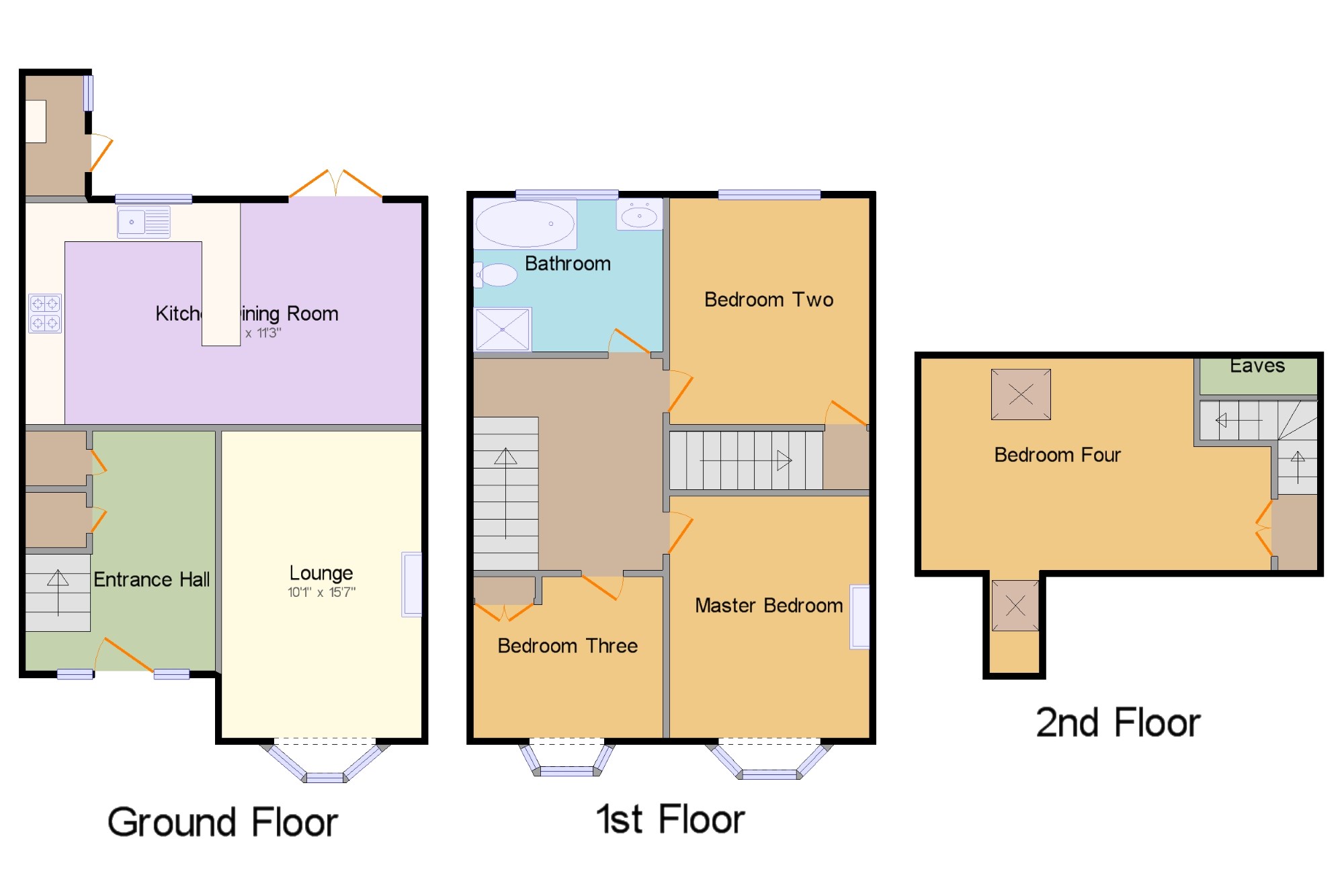 4 Bedrooms Terraced house for sale in Wilson Avenue, Rochester, Kent, England ME1