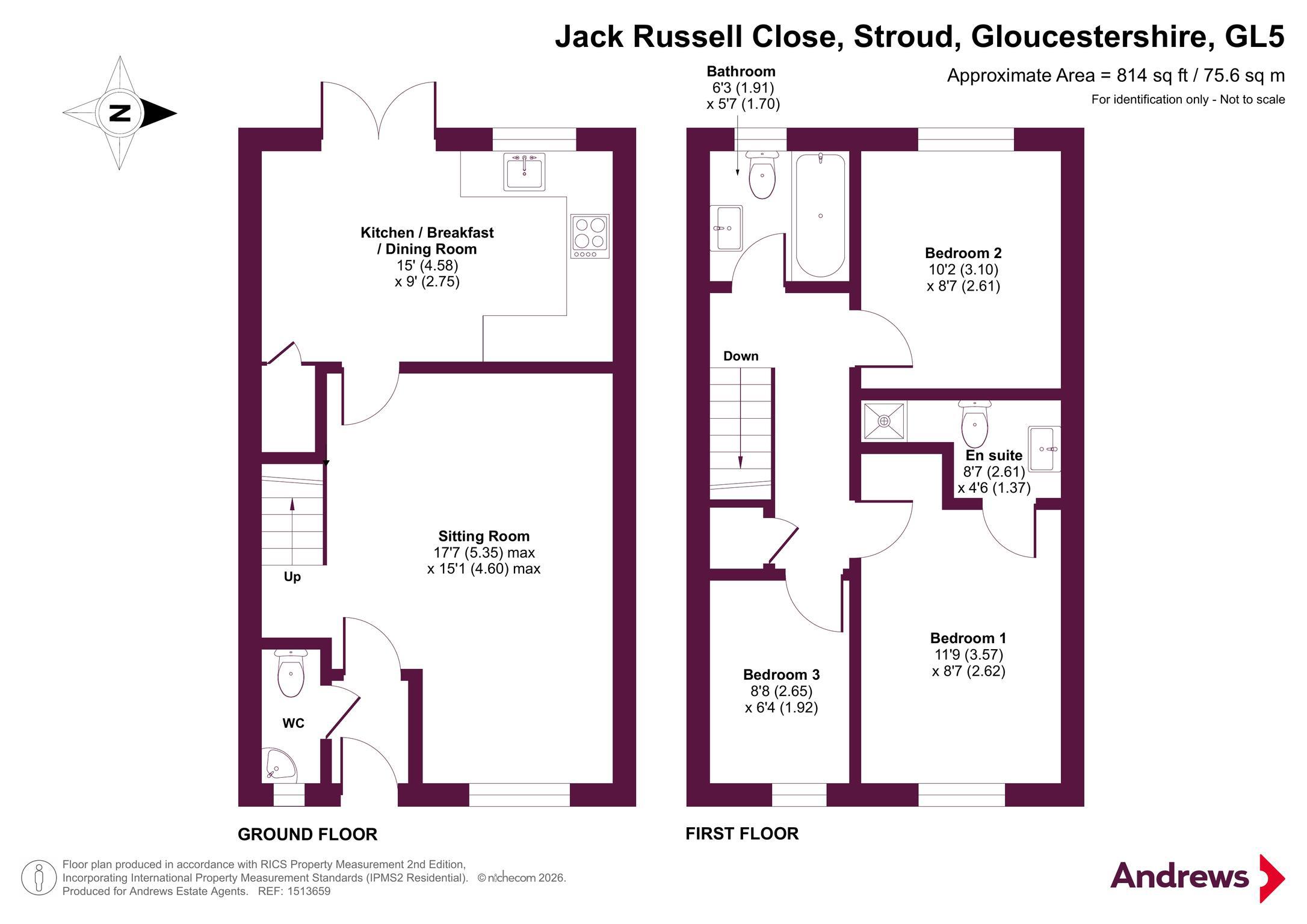 79, Jack Russell Close, Gloucestershire floorplan