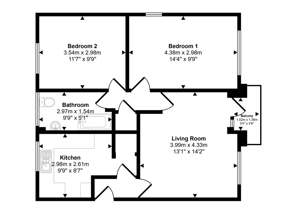 23, Curriott Hill Road, CREWKERNE floorplan