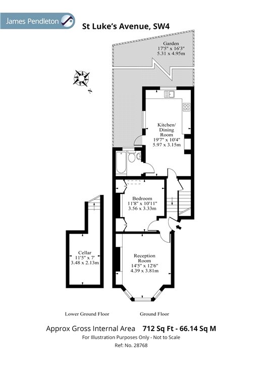 1 Bedrooms Flat to rent in St Lukes Avenue, Clapham, London SW4