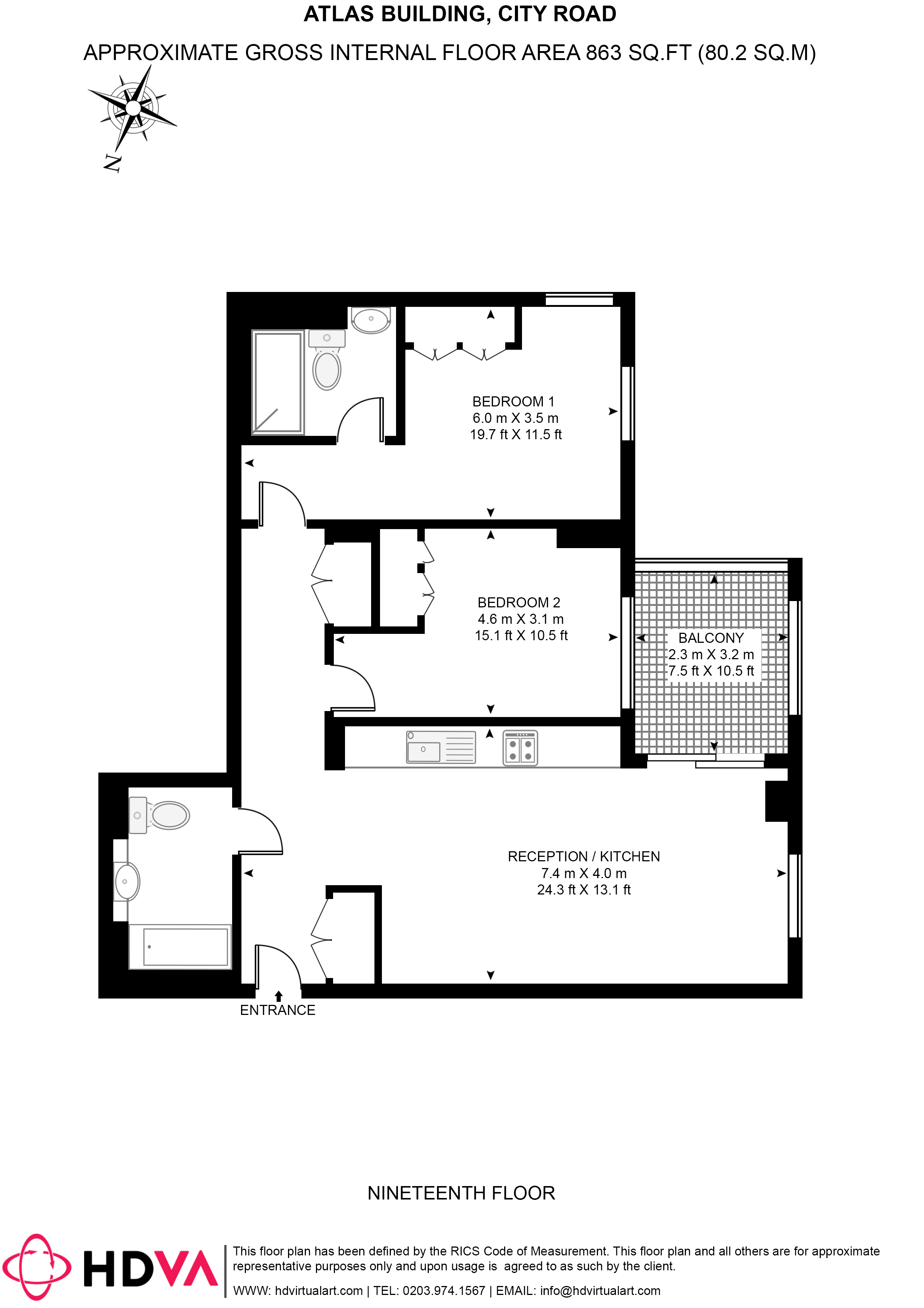 City Road, London floorplan