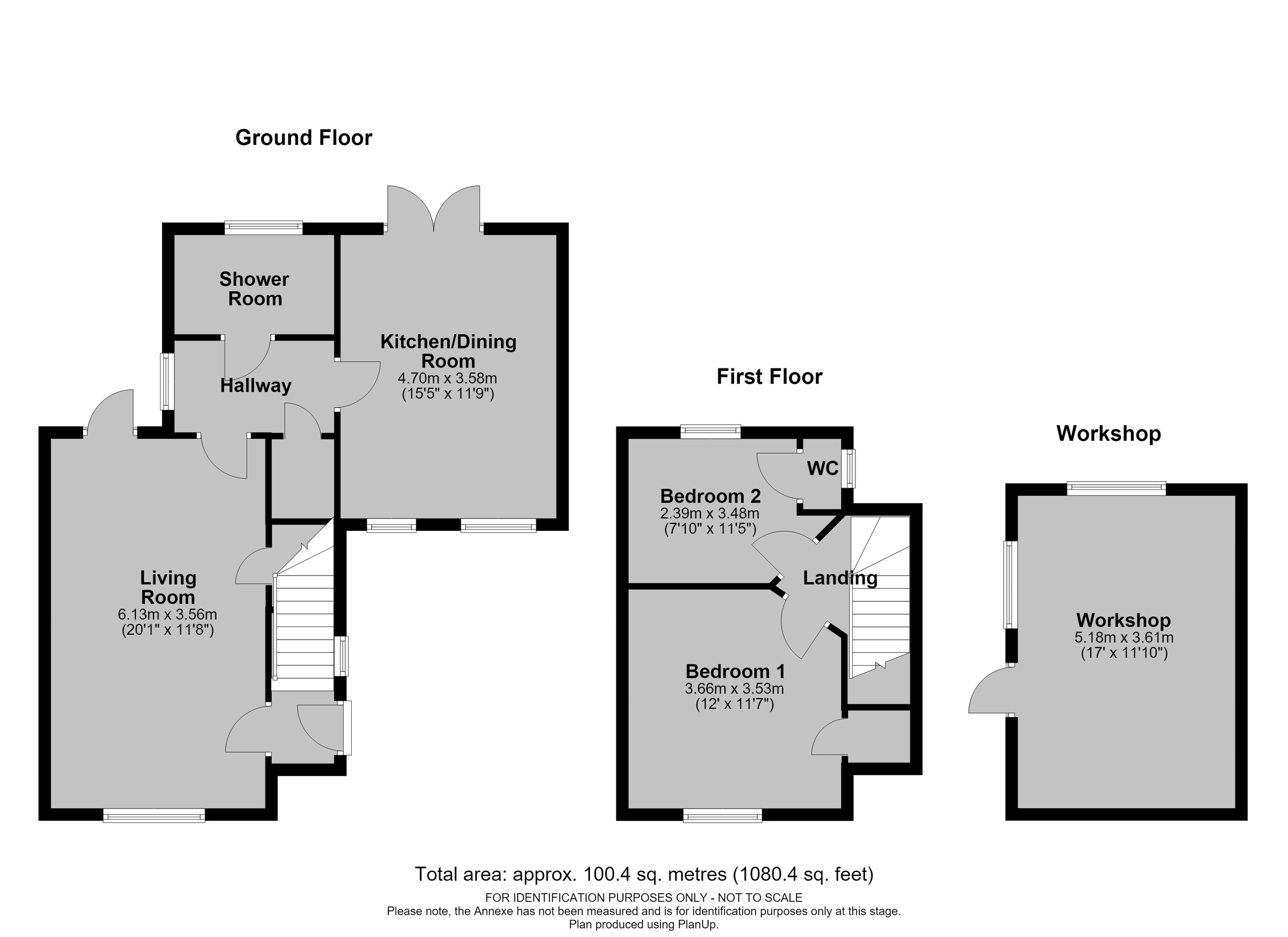 1 Sebastapol Cottages, Hereford floorplan