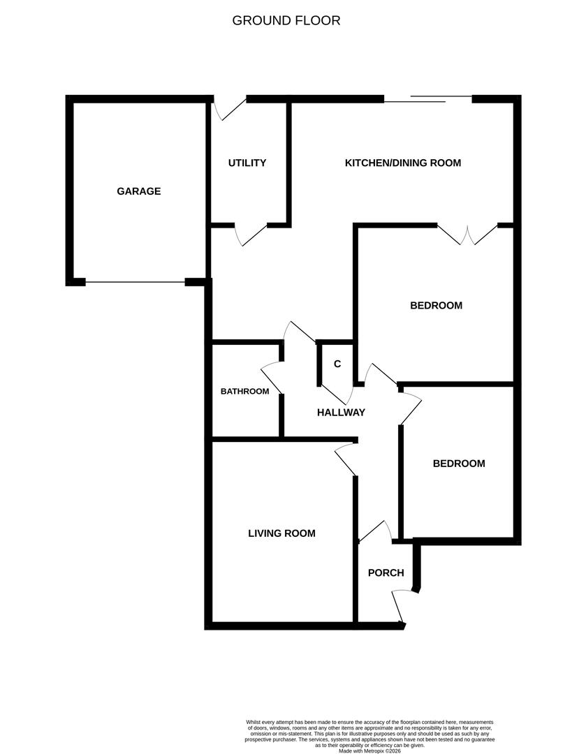 109, Acomb Avenue, Whitley Bay floorplan