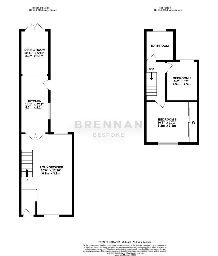 48, Spencer Street, Kettering floorplan