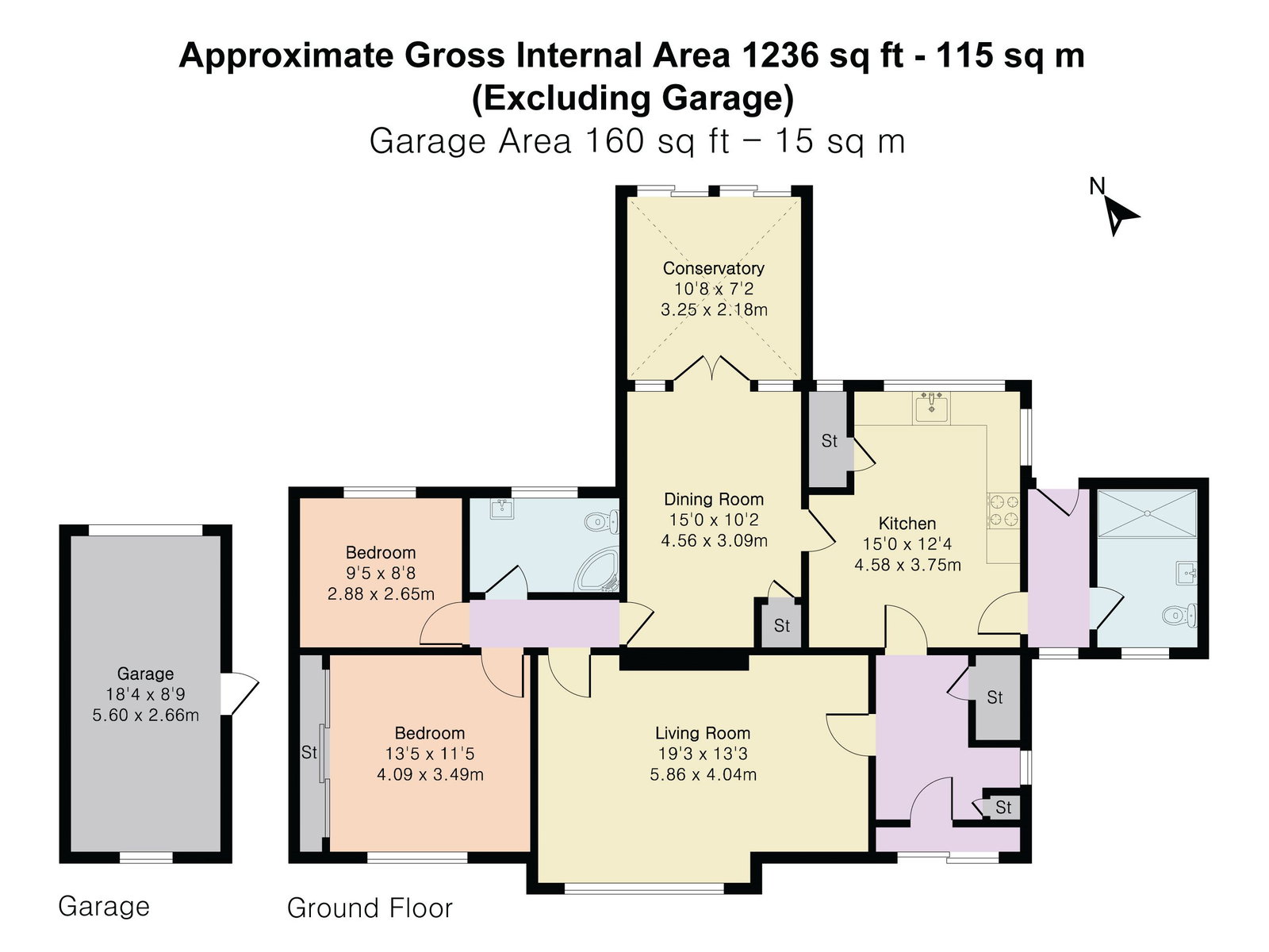 50, Eastwick Park Avenue, Leatherhead floorplan