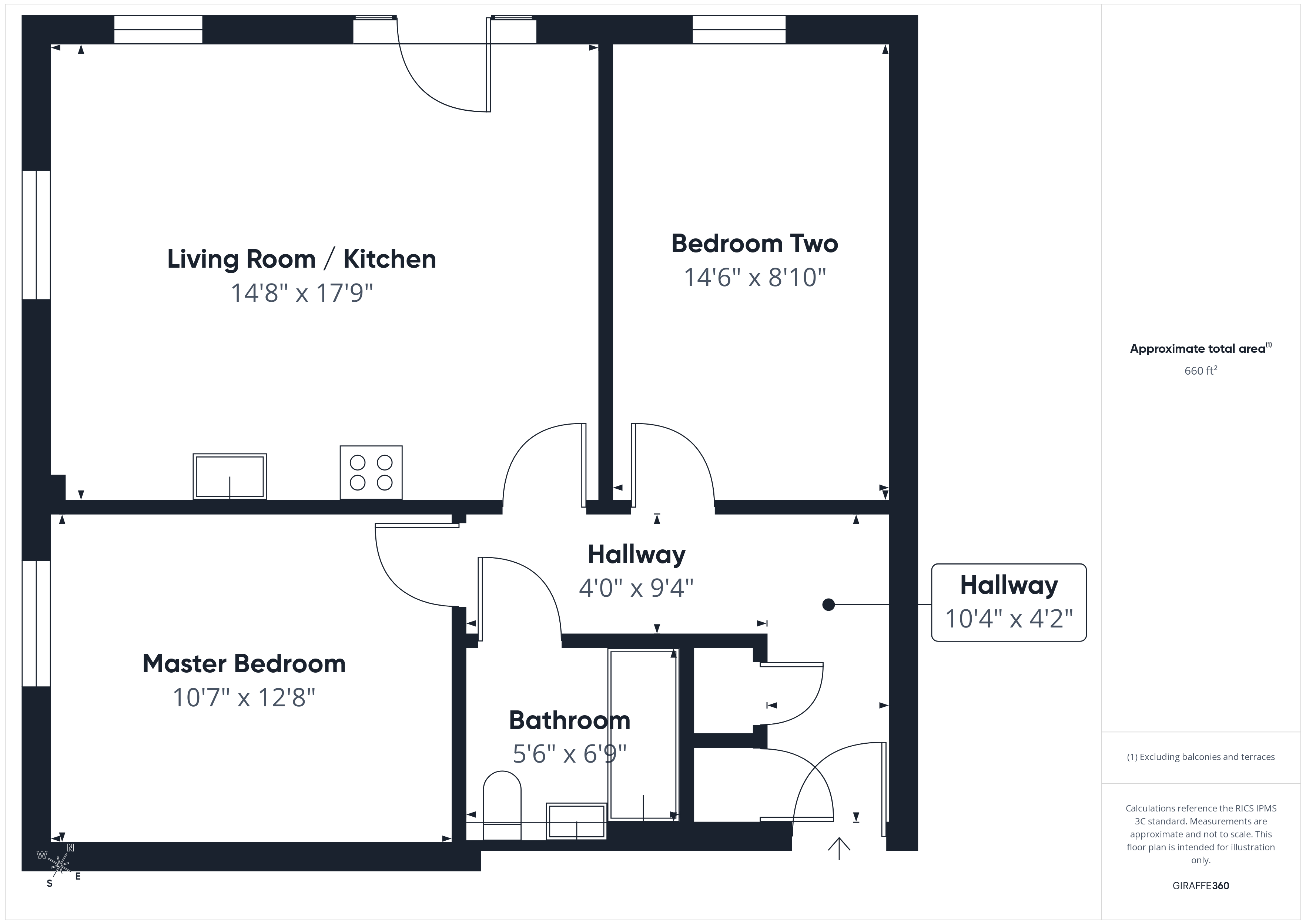 Flat 7 Joseph Court,, Morris Close, Wokingham floorplan