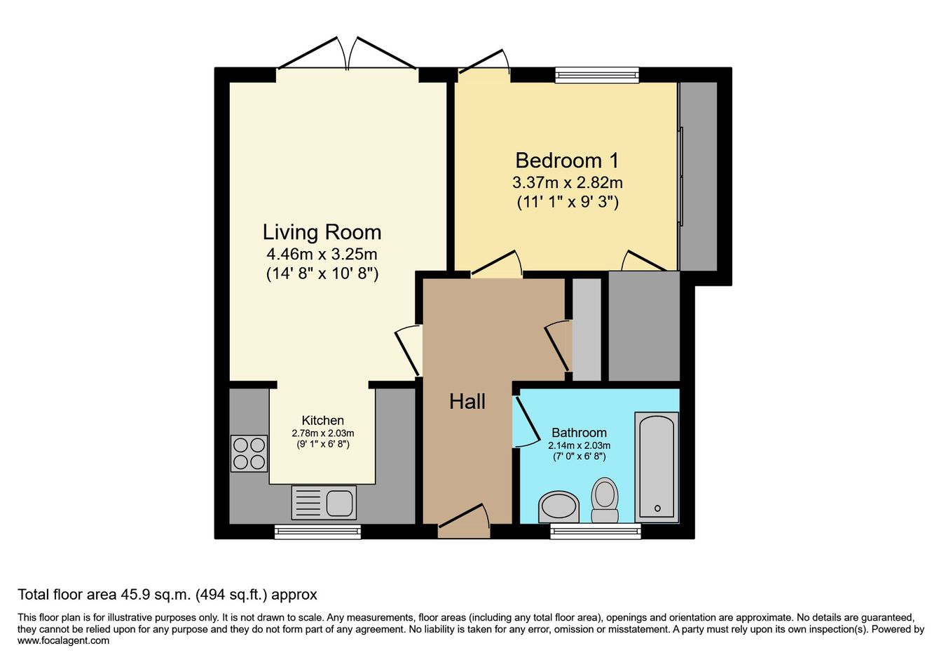 Heath Court, Sussex Road, Petersfield floorplan