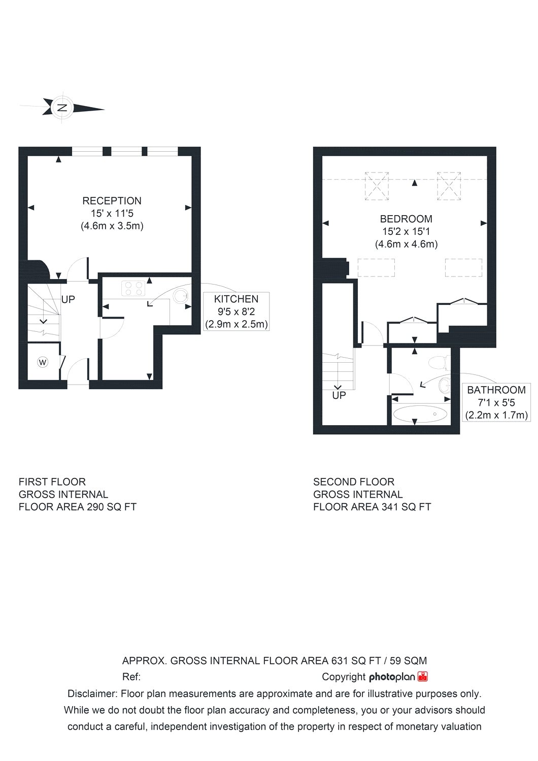 Saltram Crescent, London floorplan