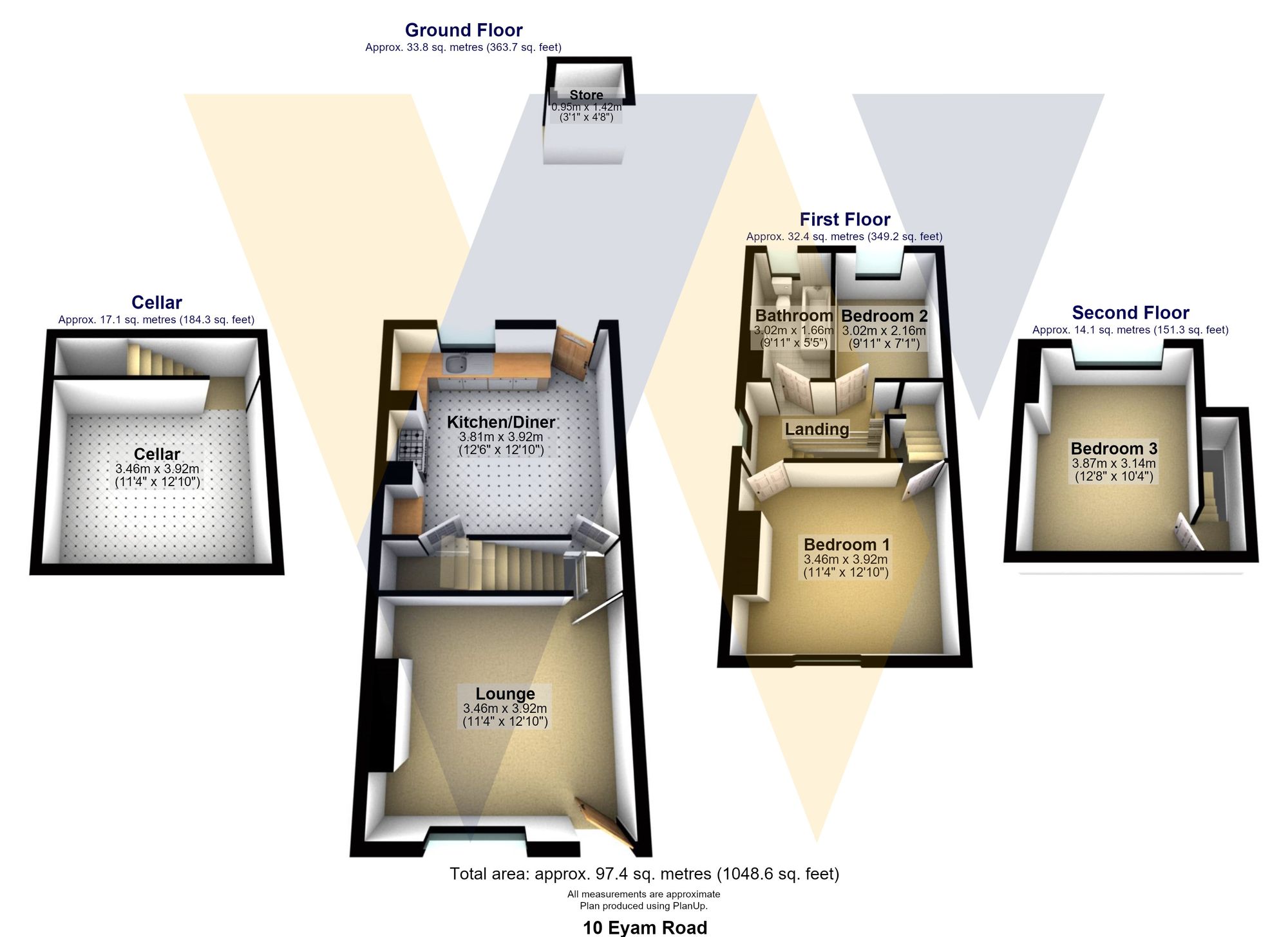 10 Eyam Road, Sheffield floorplan