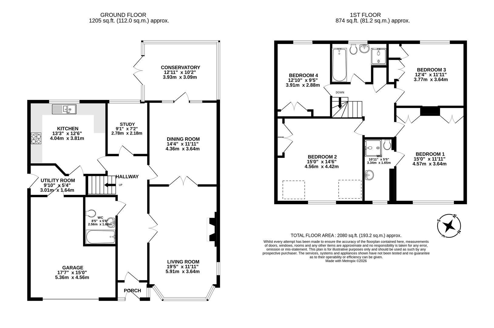 16, Church Knap, Weymouth floorplan