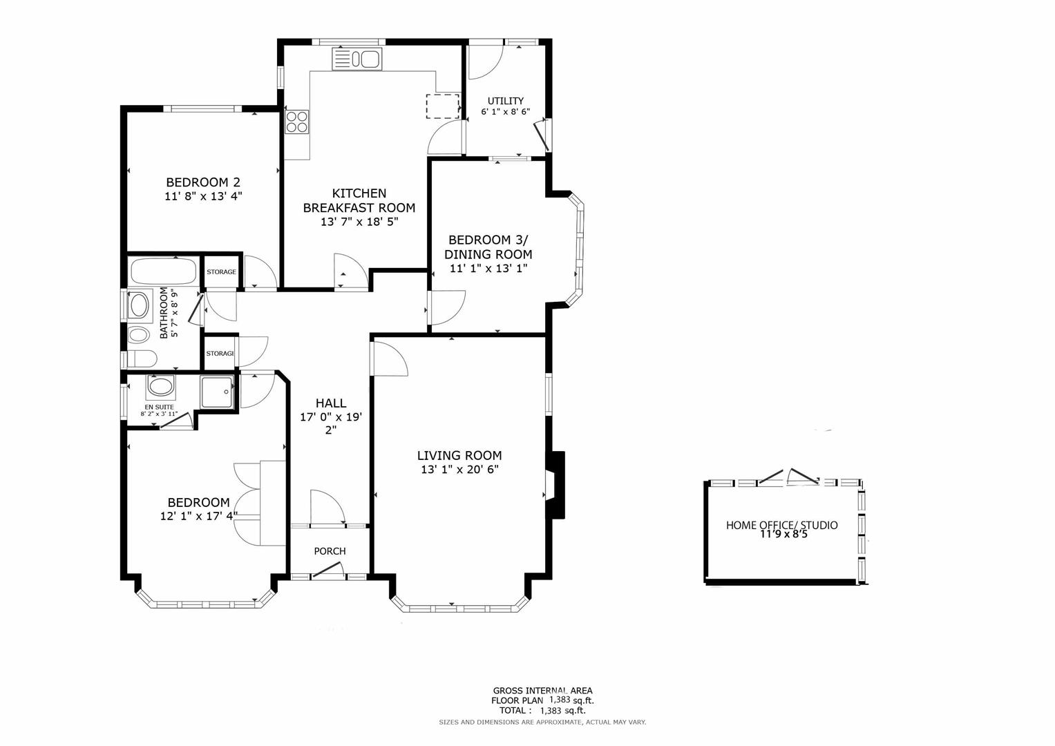 45, Exeter Gardens, Stamford floorplan