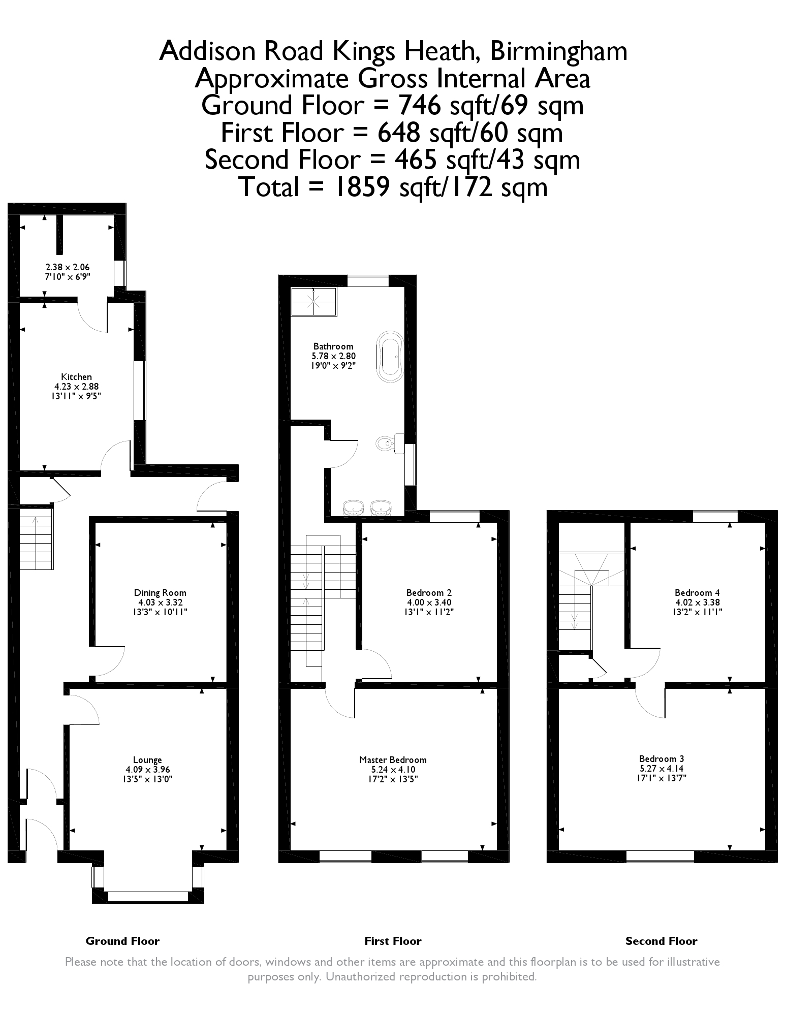 4 Bedrooms Terraced house for sale in Addison Road, Birmingham B14