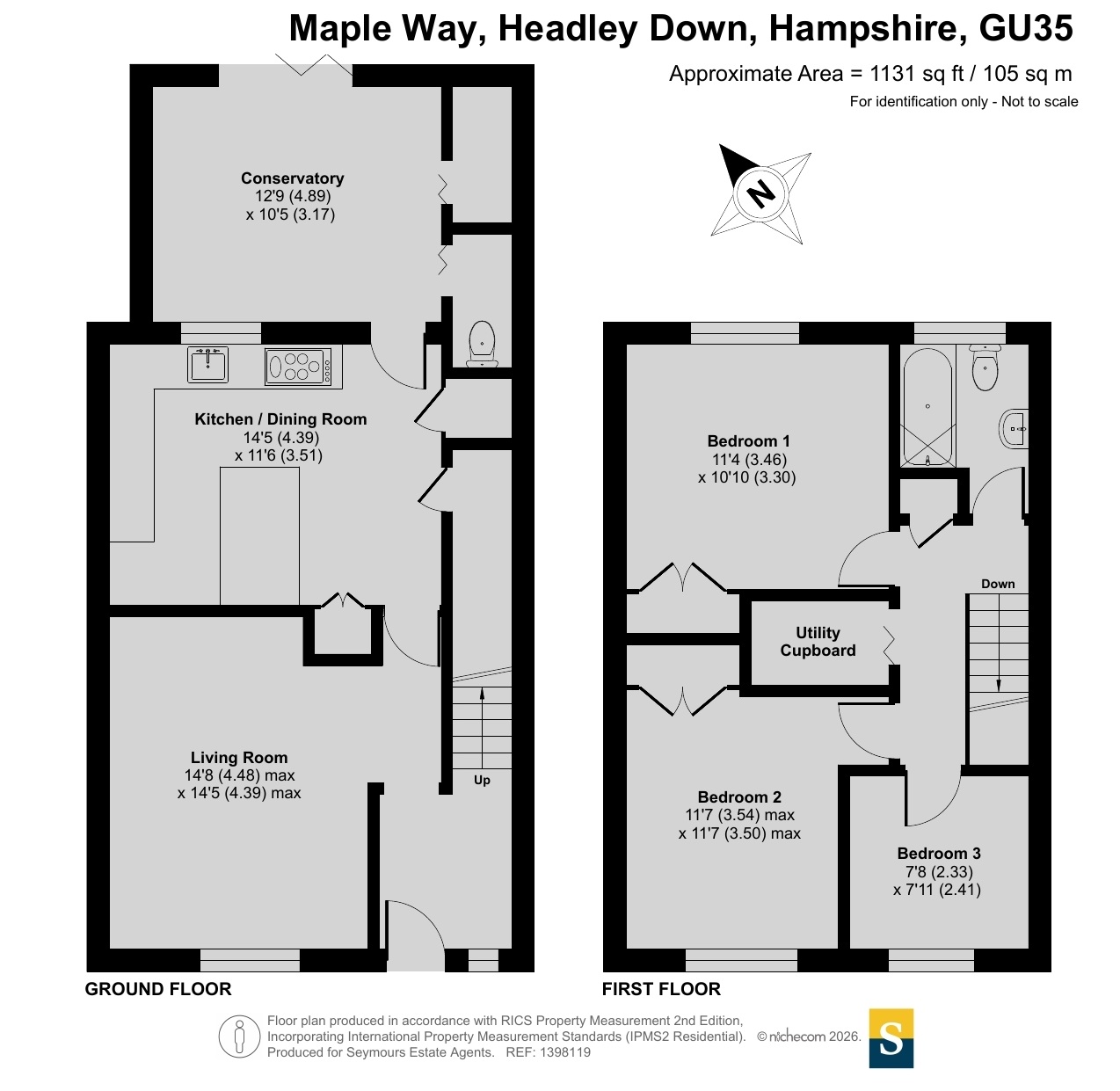 34, Maple Way, Hampshire floorplan