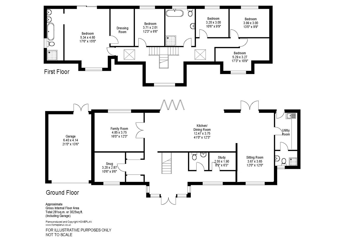 5, Knightwood Close, Christchurch floorplan