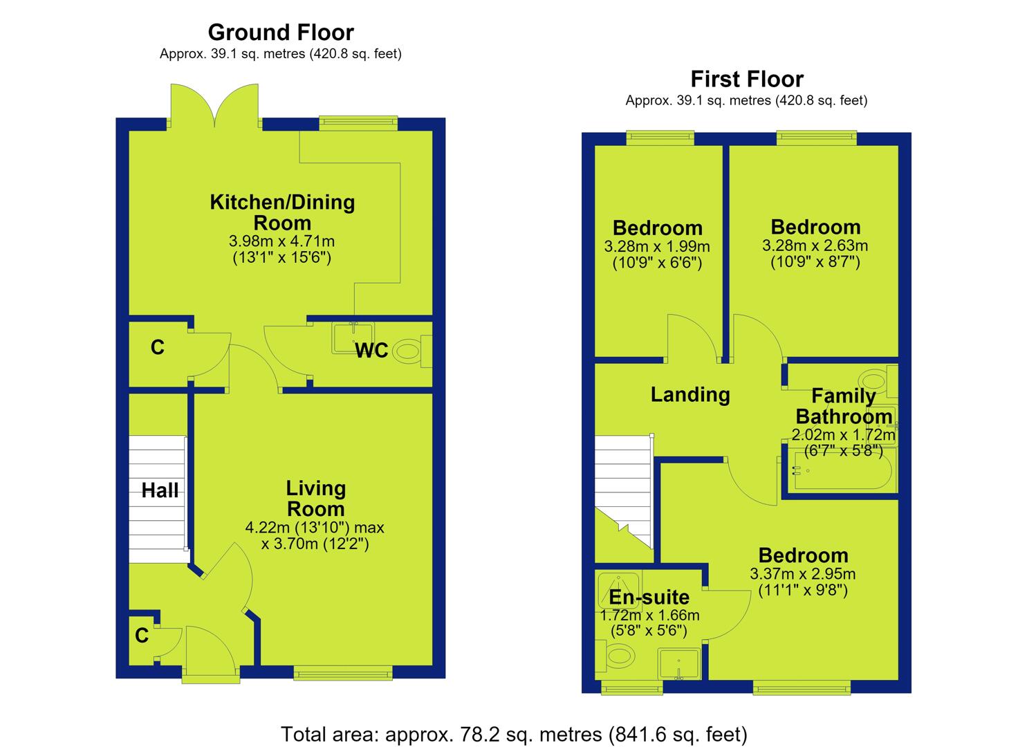17, Bateman Close, Nottinghamshire floorplan
