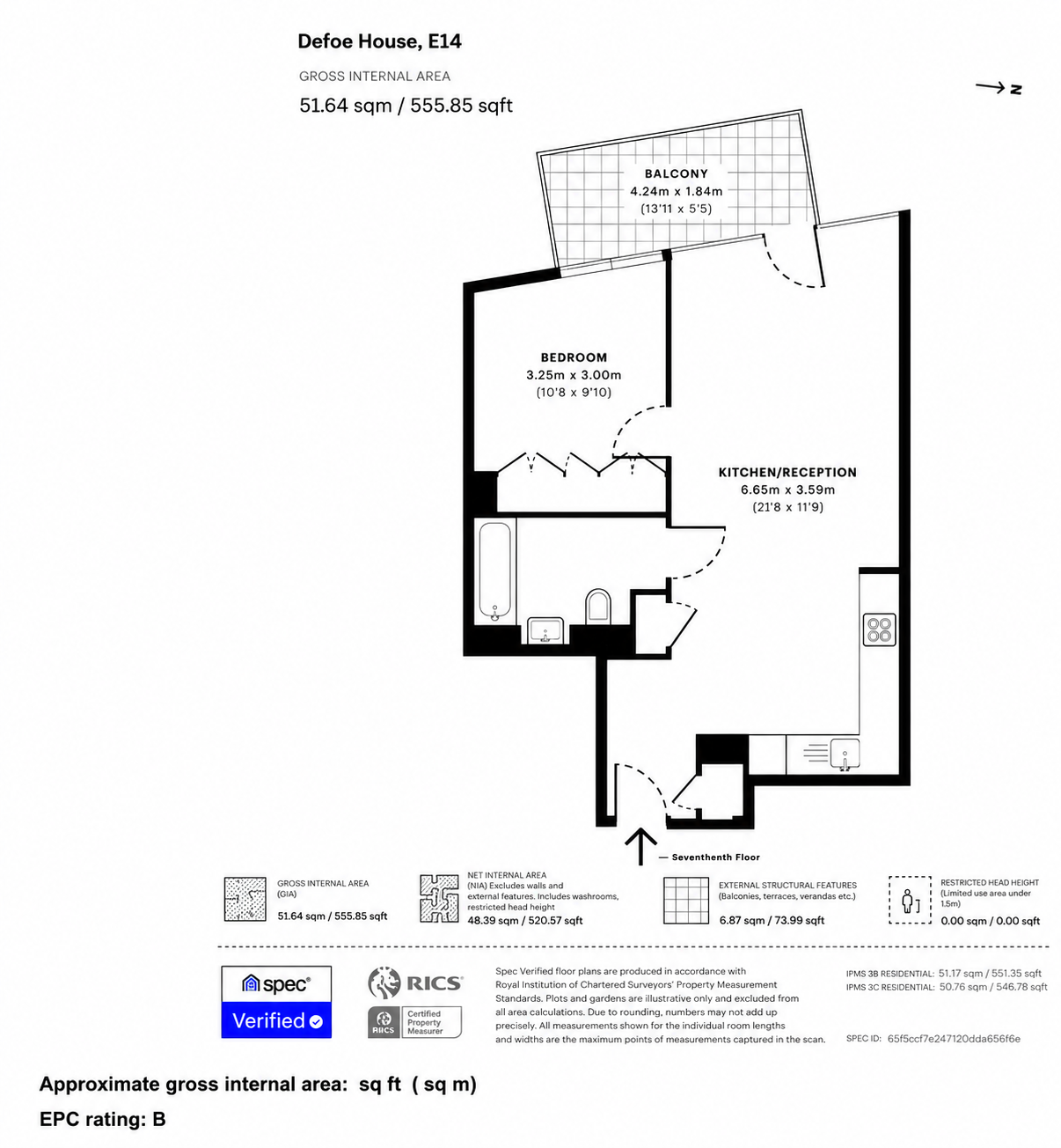 1910, City Island Way, London floorplan