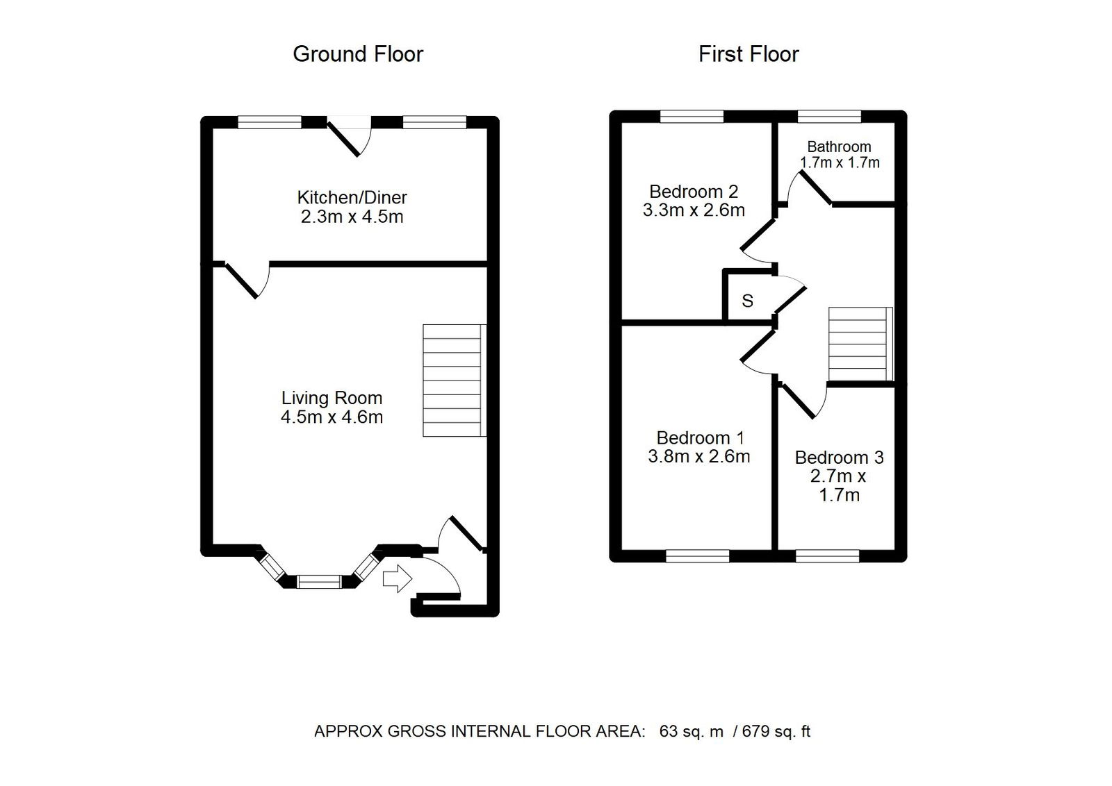2, Laburnum Court, Bury floorplan