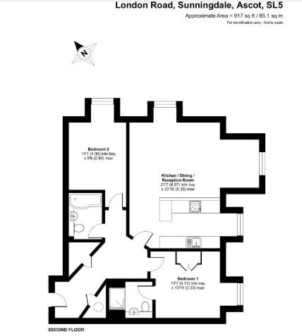 Apartment 10, Kellie House, London Road, Ascot floorplan