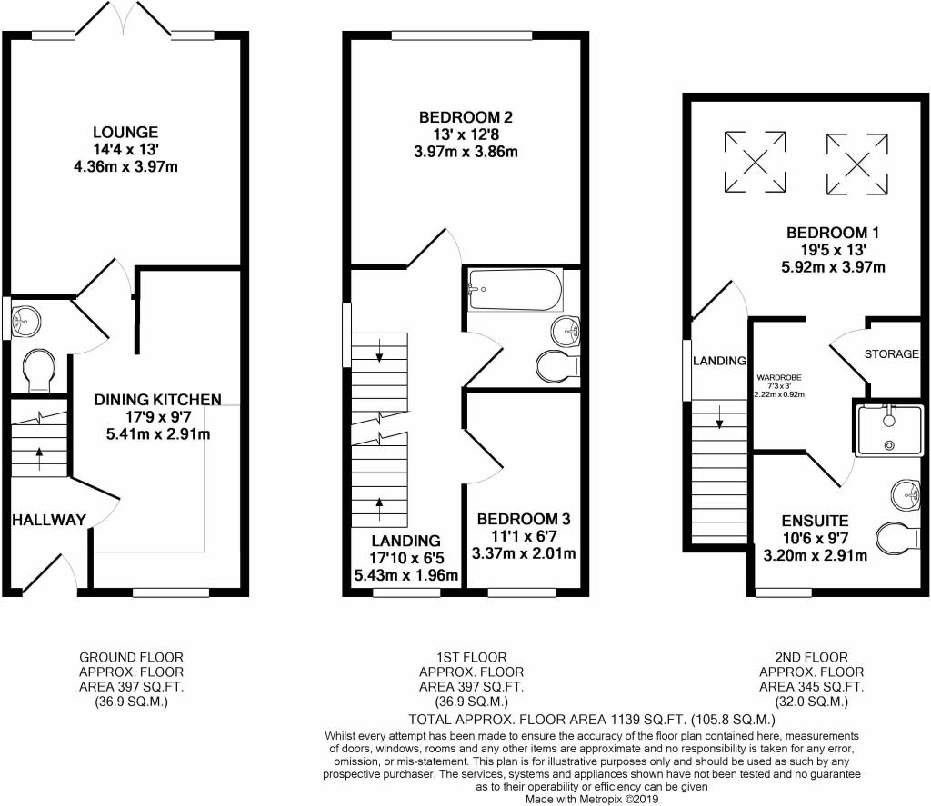63, Western Way, Northwich floorplan