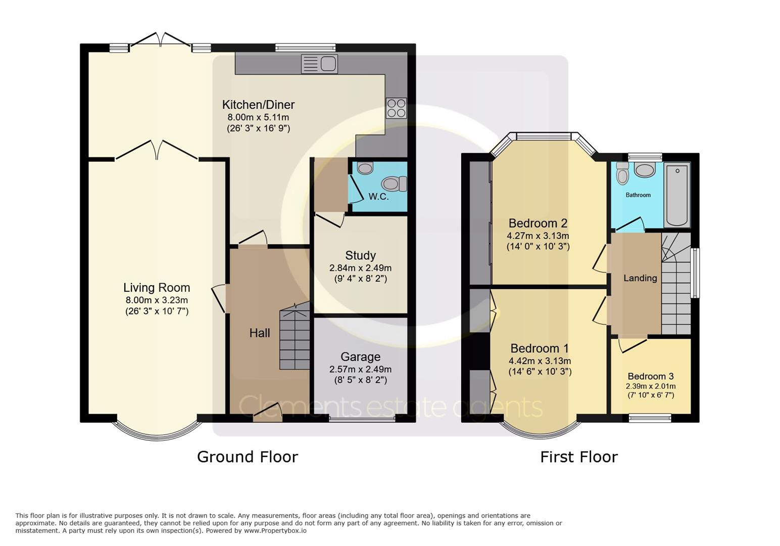 44, Derwent Avenue, London floorplan