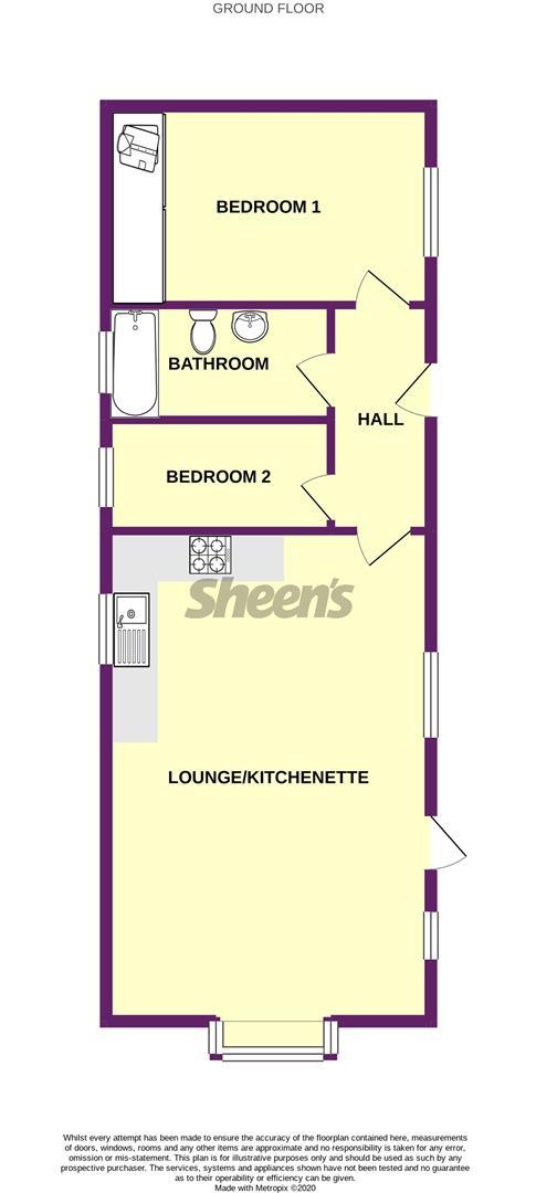 19, Greenlawns, St. Osyth Road East, Little Clacton floorplan