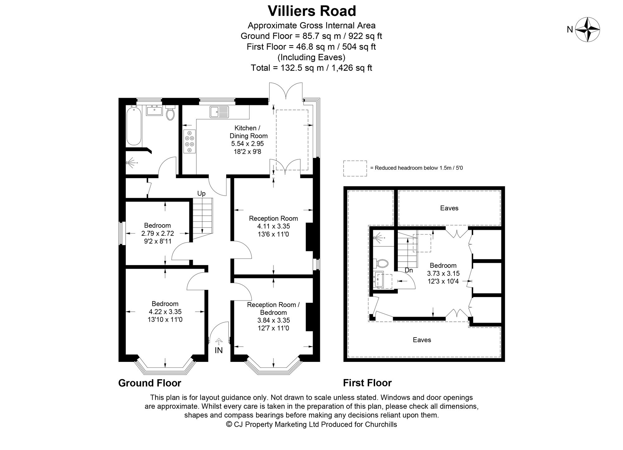 40 Villiers Road, Watford floorplan