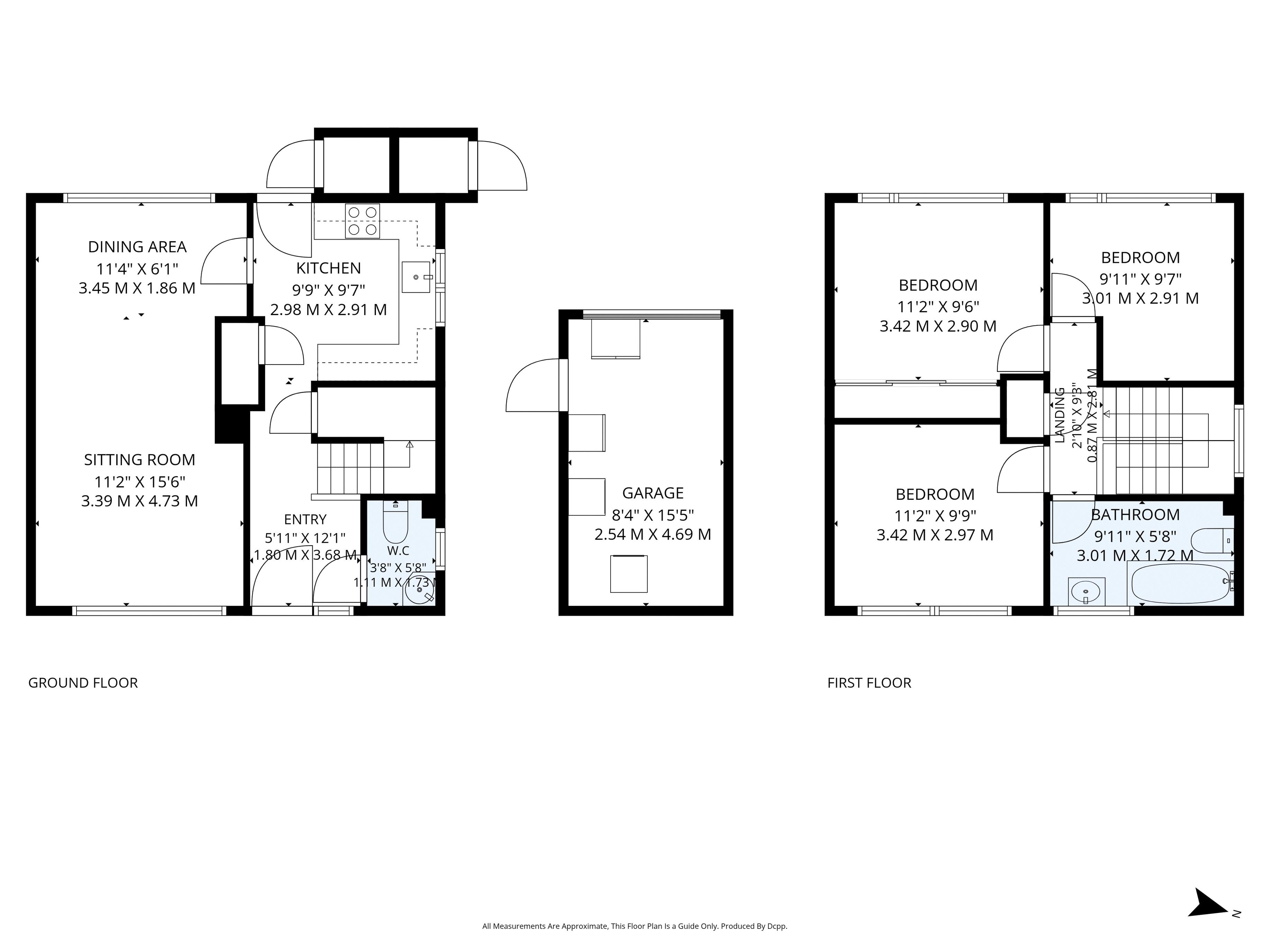 23, Mitre Close, Bury St. Edmunds floorplan