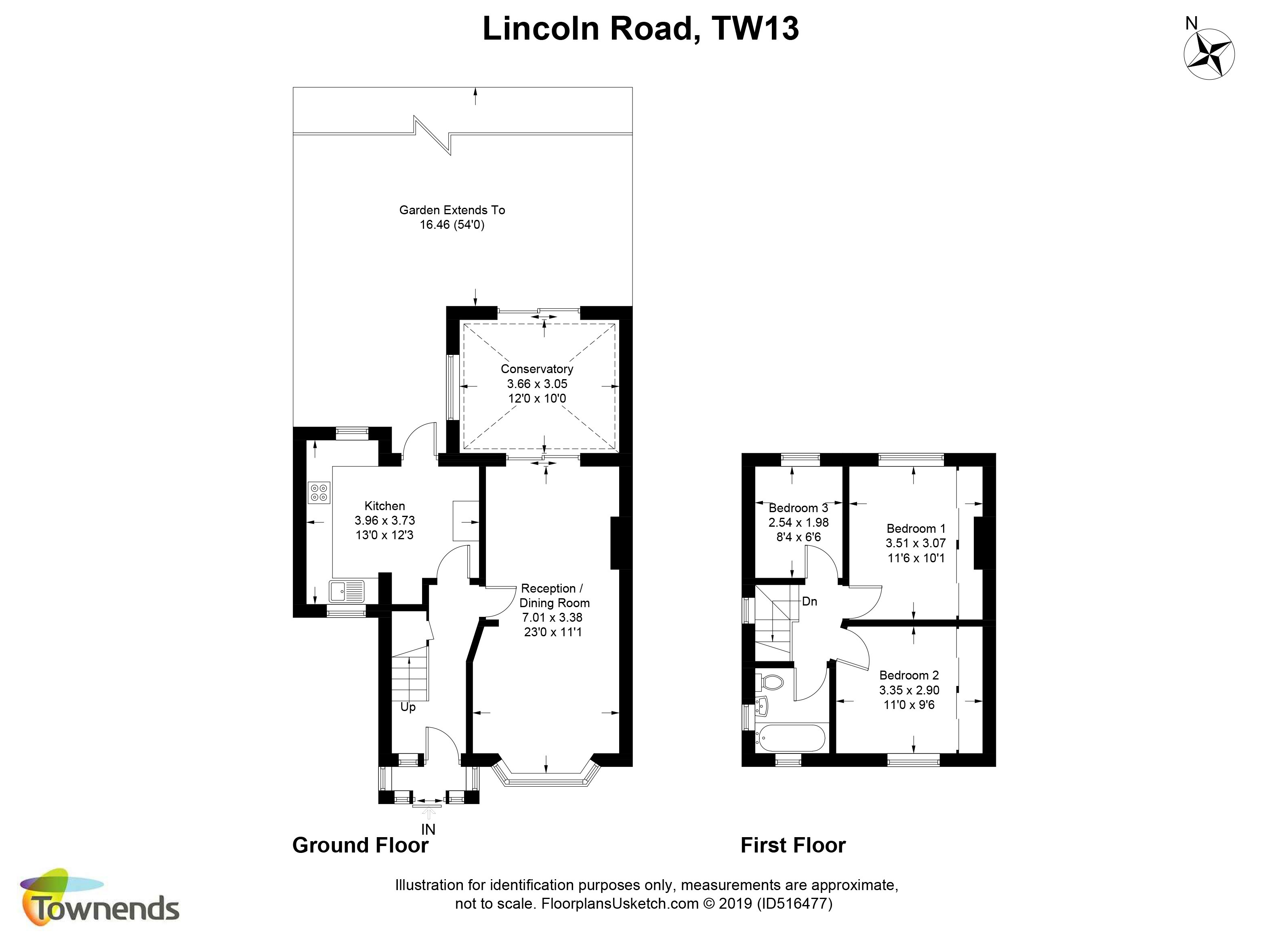 3 Bedrooms Semi-detached house for sale in Lincoln Road, Hanworth, Middlesex TW13