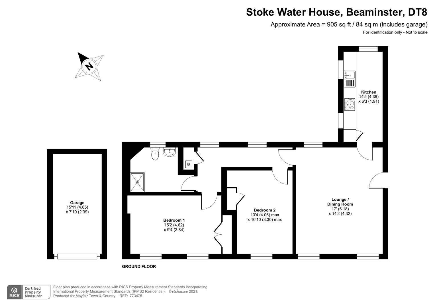 8, Stoke Water House, Beaminster floorplan