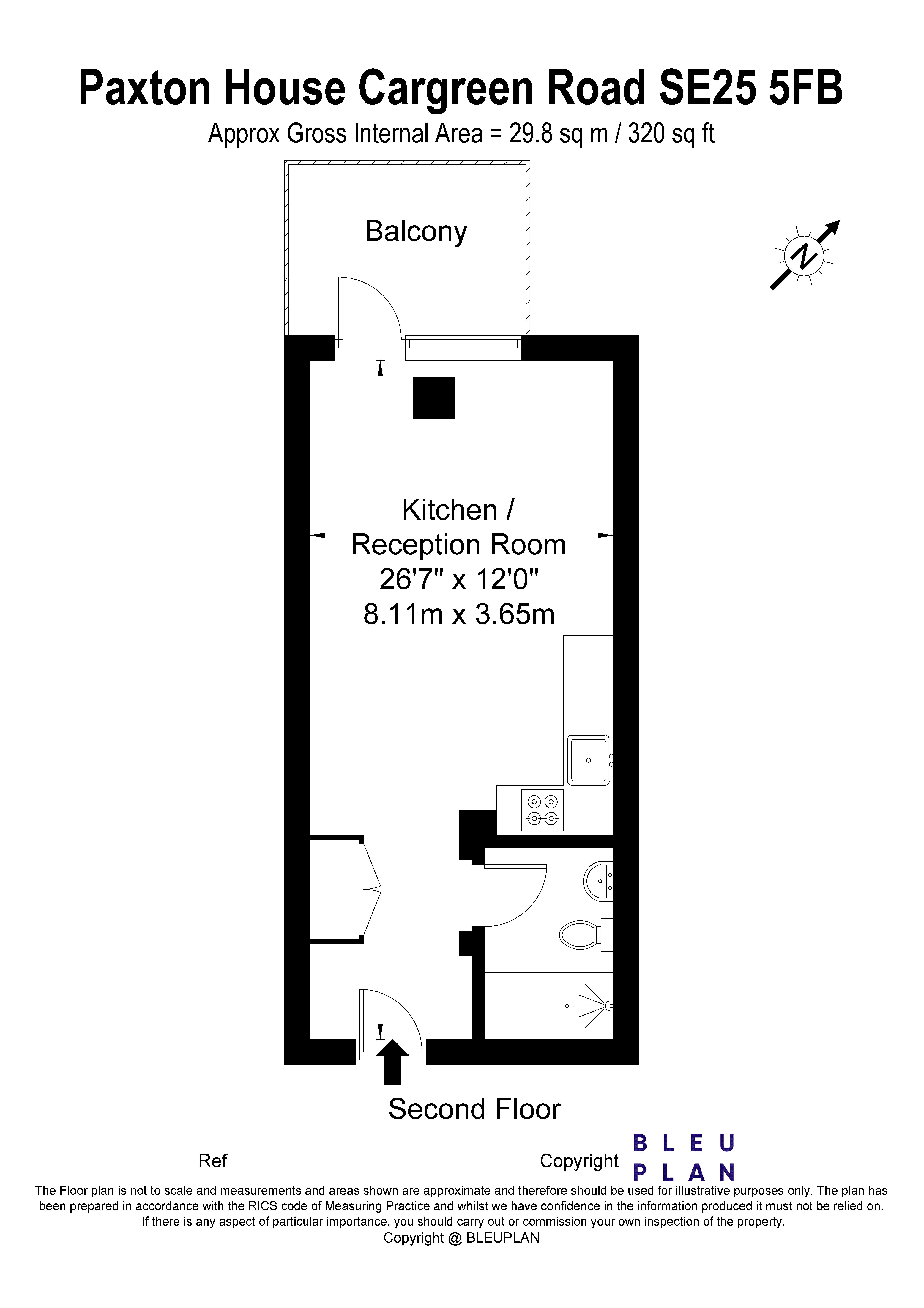 Paxton House, 9 Cargreen Road, London floorplan