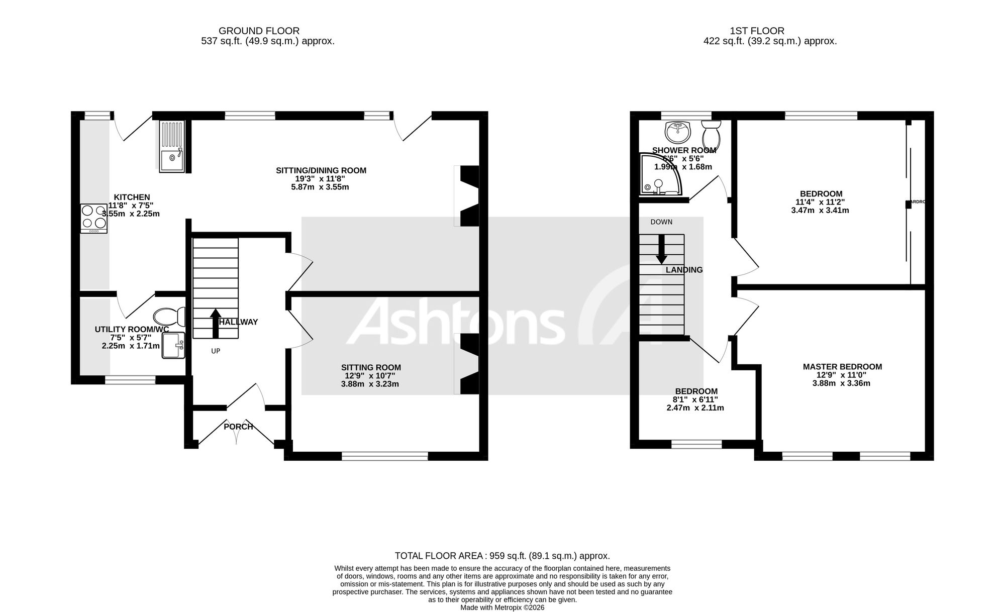 52 Leach Lane, St. Helens floorplan