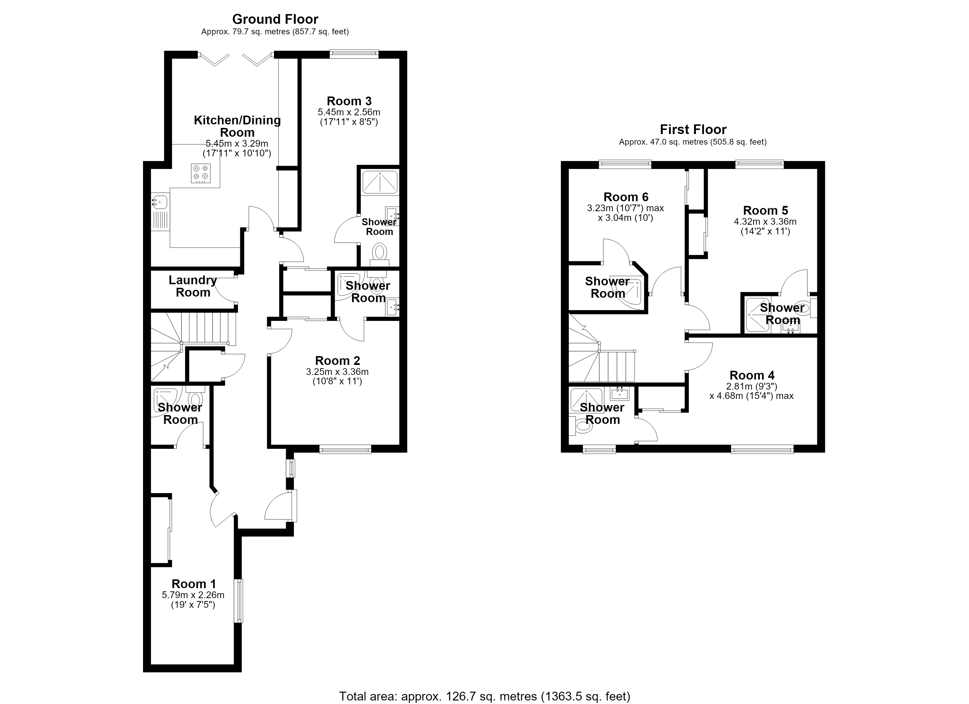 Room 6, 1, Cornbrook, Telford floorplan