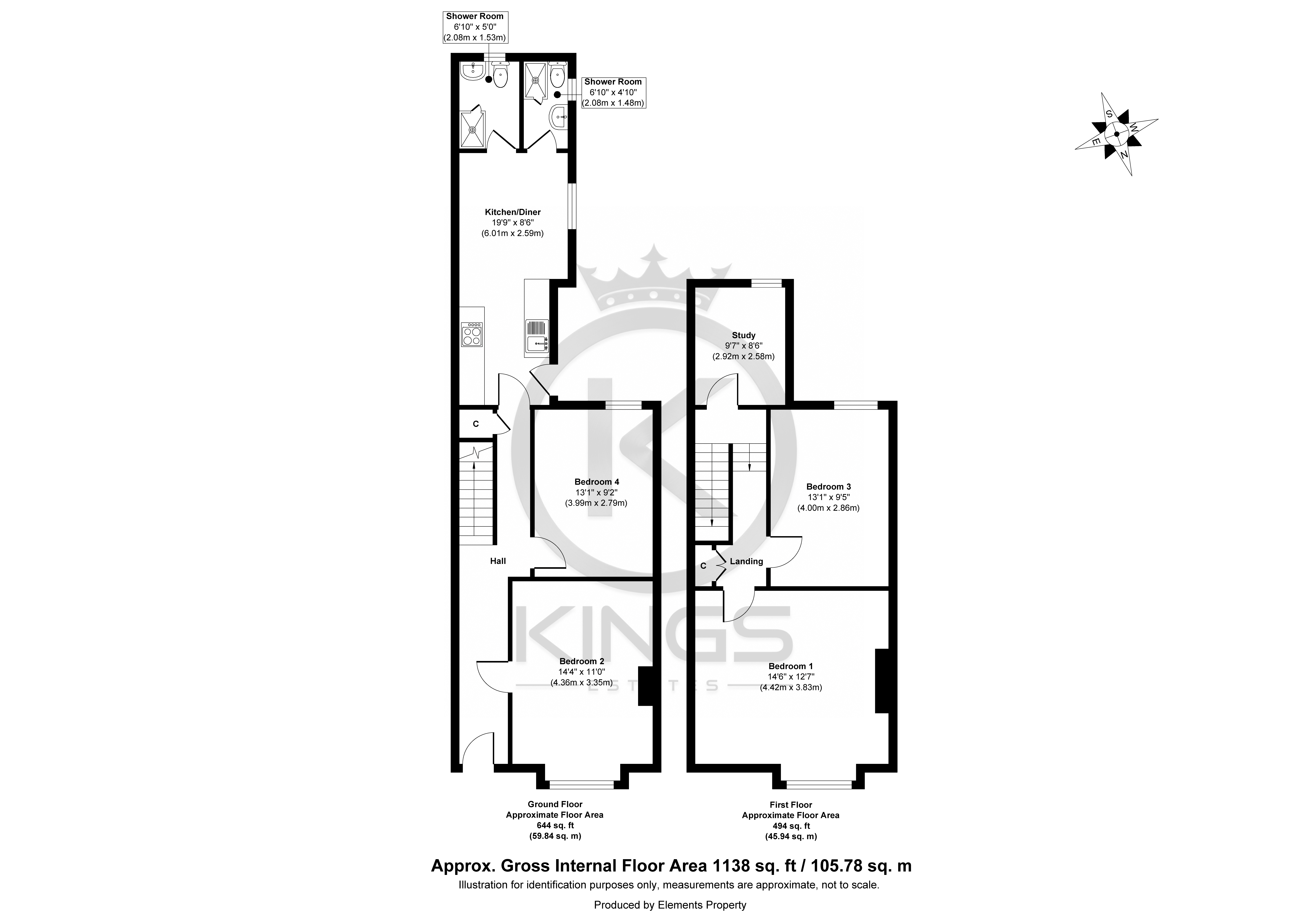 Livingstone Road, Southampton floorplan