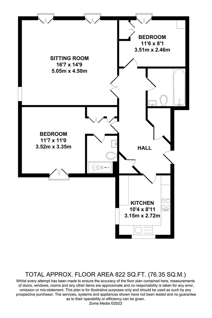 3 Sandringham Court, Admiral Way, Kings Hill West Malling floorplan