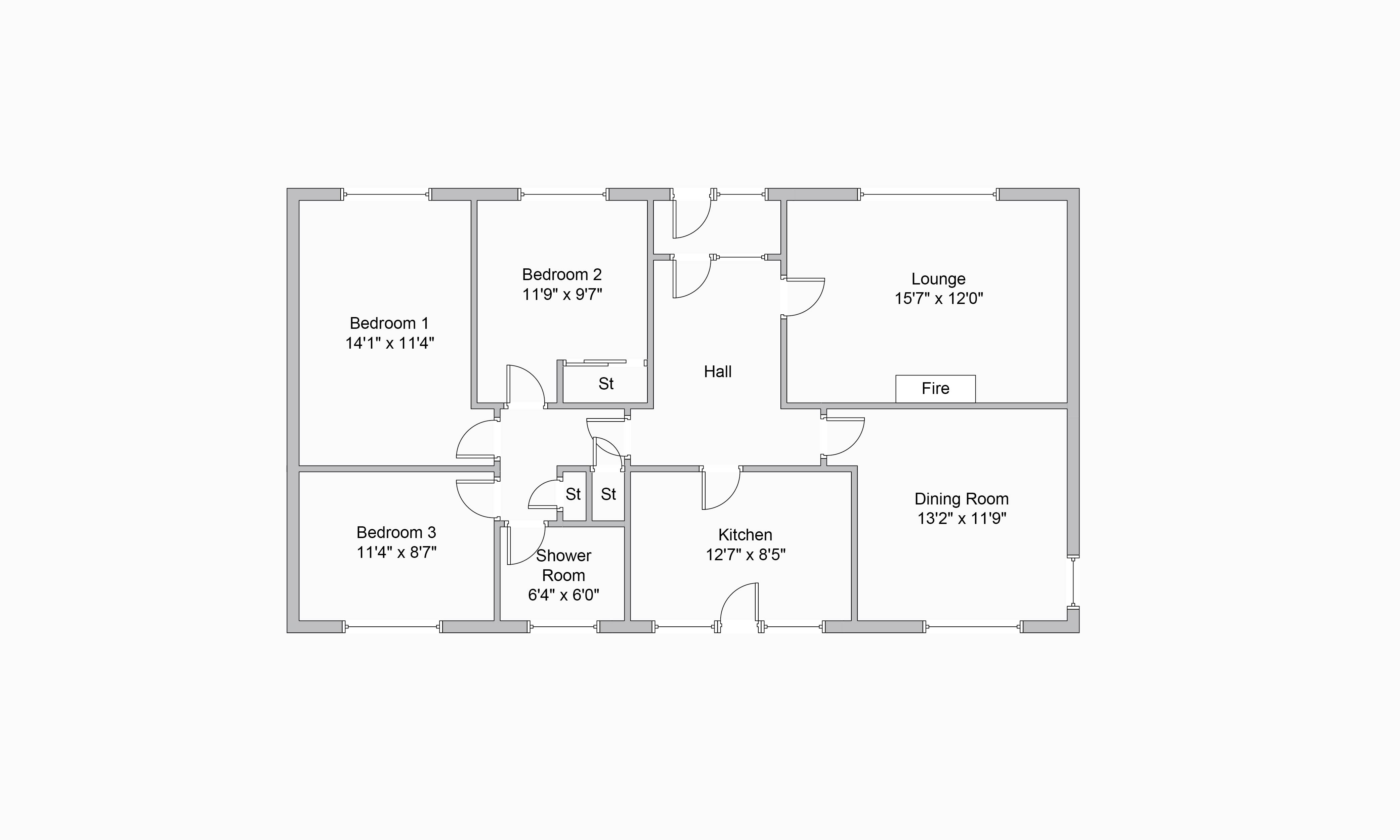 3 Bedrooms Detached bungalow for sale in Branziert Road North, Killearn, Stirlingshire G63