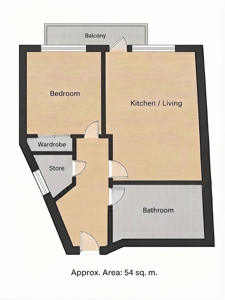 Flat 13, Farmer Apartments, 12-22, Pinner Road, Harrow floorplan
