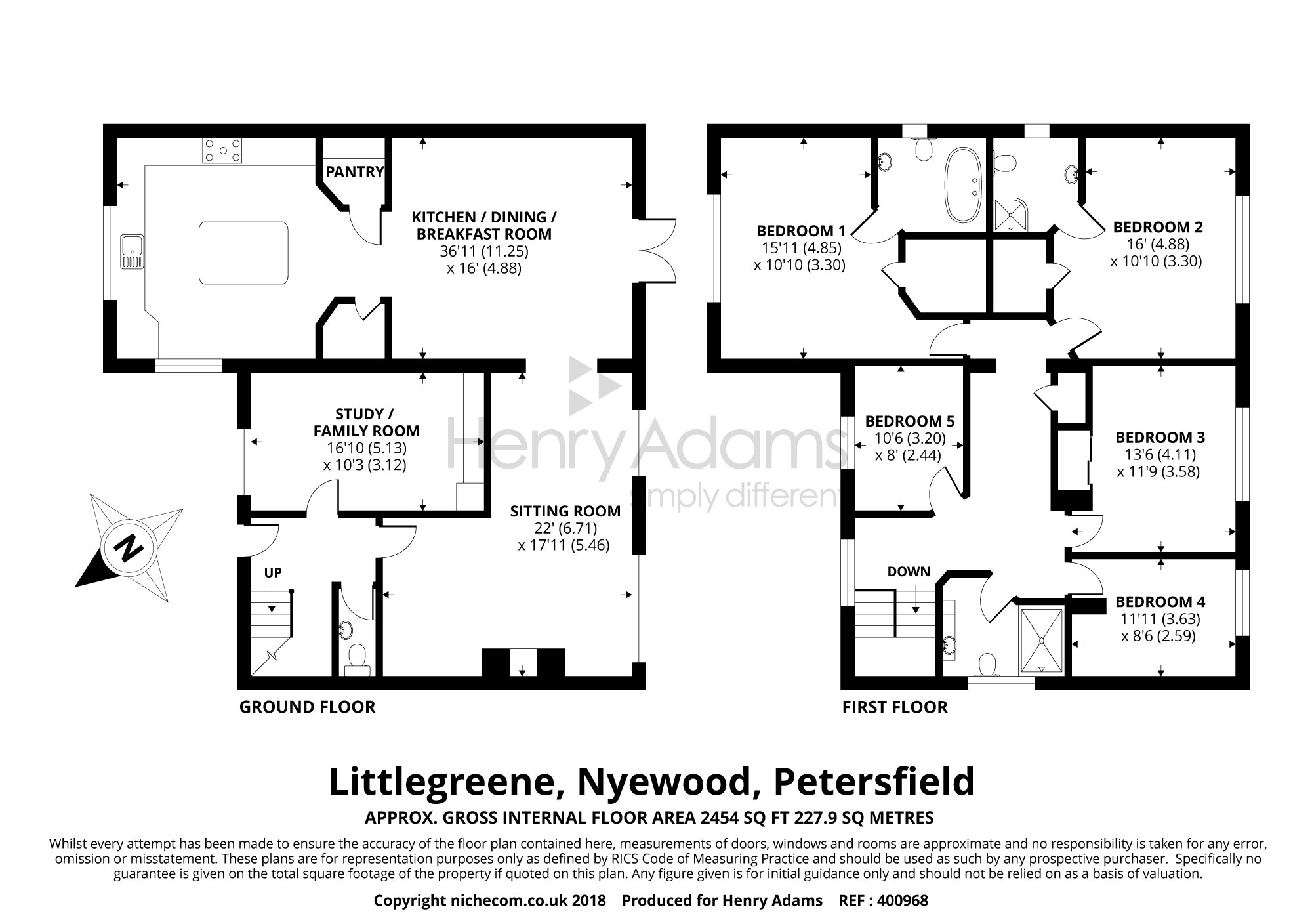 5 Bedrooms Detached house for sale in Littlegreene, Nyewood GU31