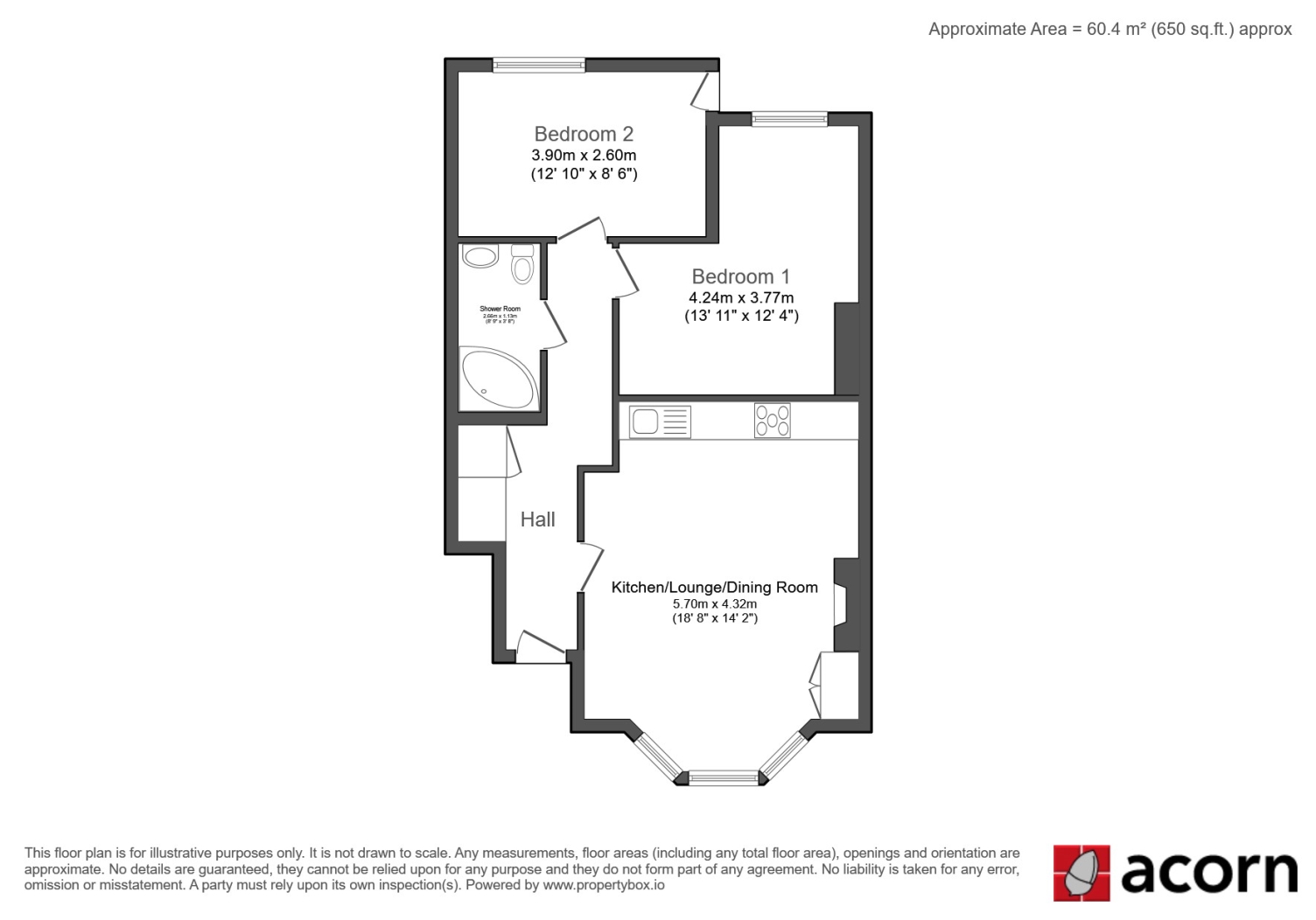 34a, Arngask Road, London floorplan
