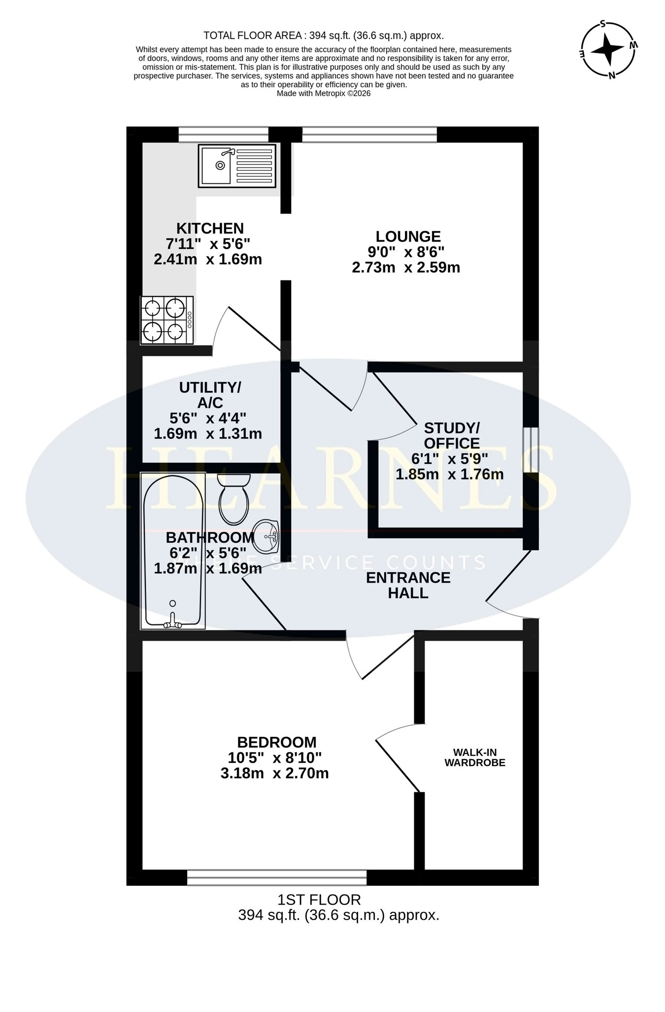 73, Barns Road, Ferndown floorplan