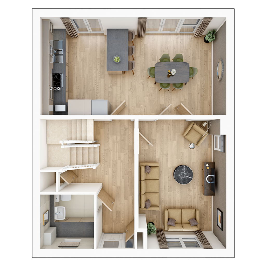The Henford - Plot 24, Squires Cross, Squires Road, Stretton-On-Dunsmore floorplan