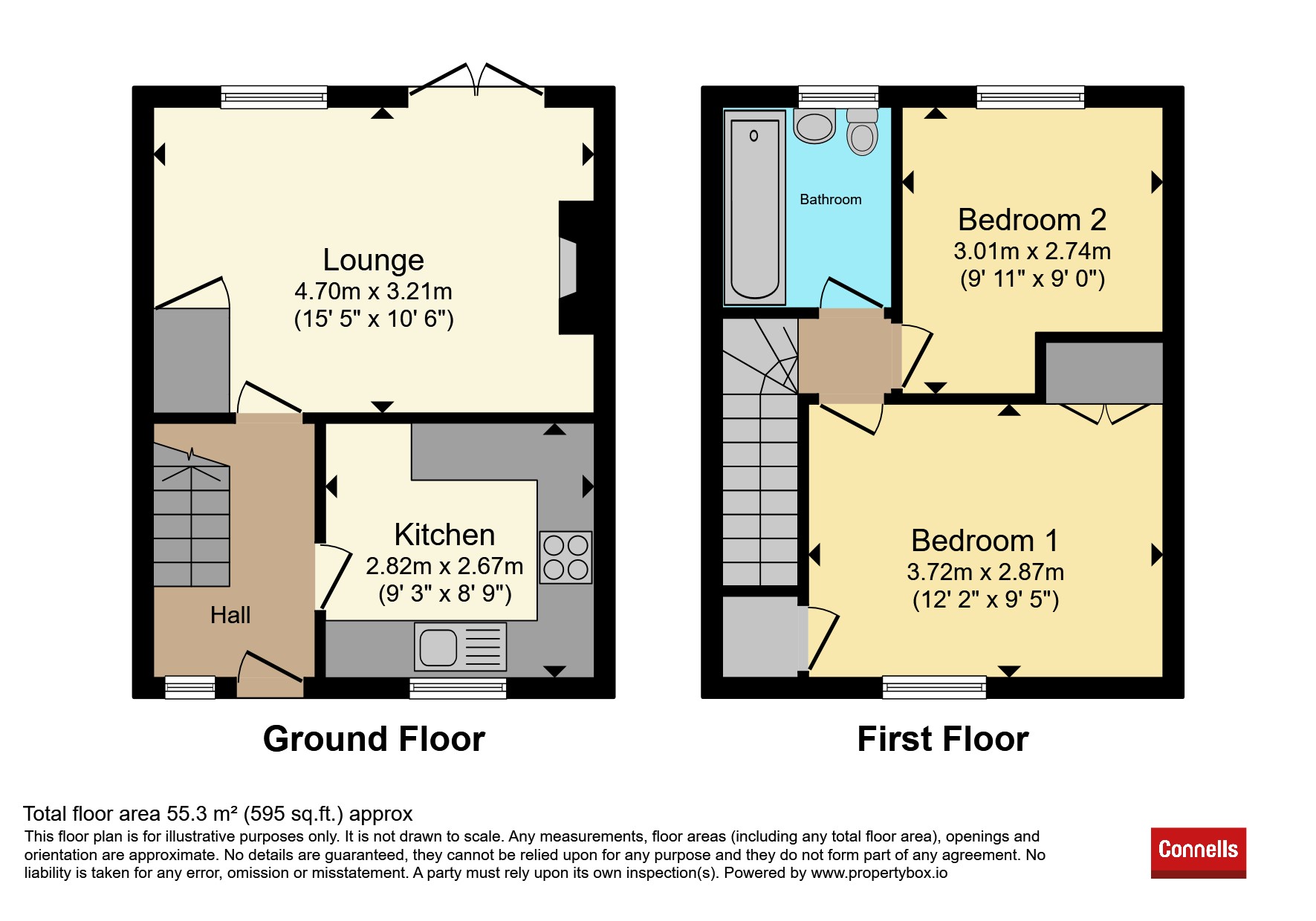 45, Graham Way, Taunton floorplan