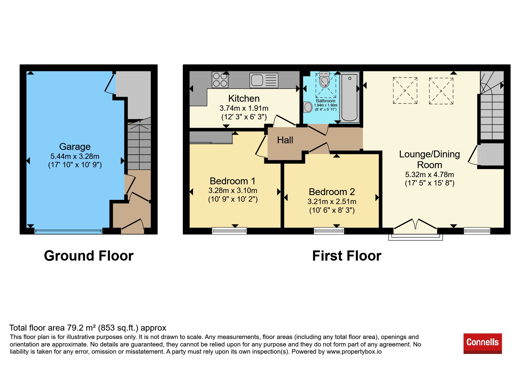 20, Abbott Way, Leicester floorplan