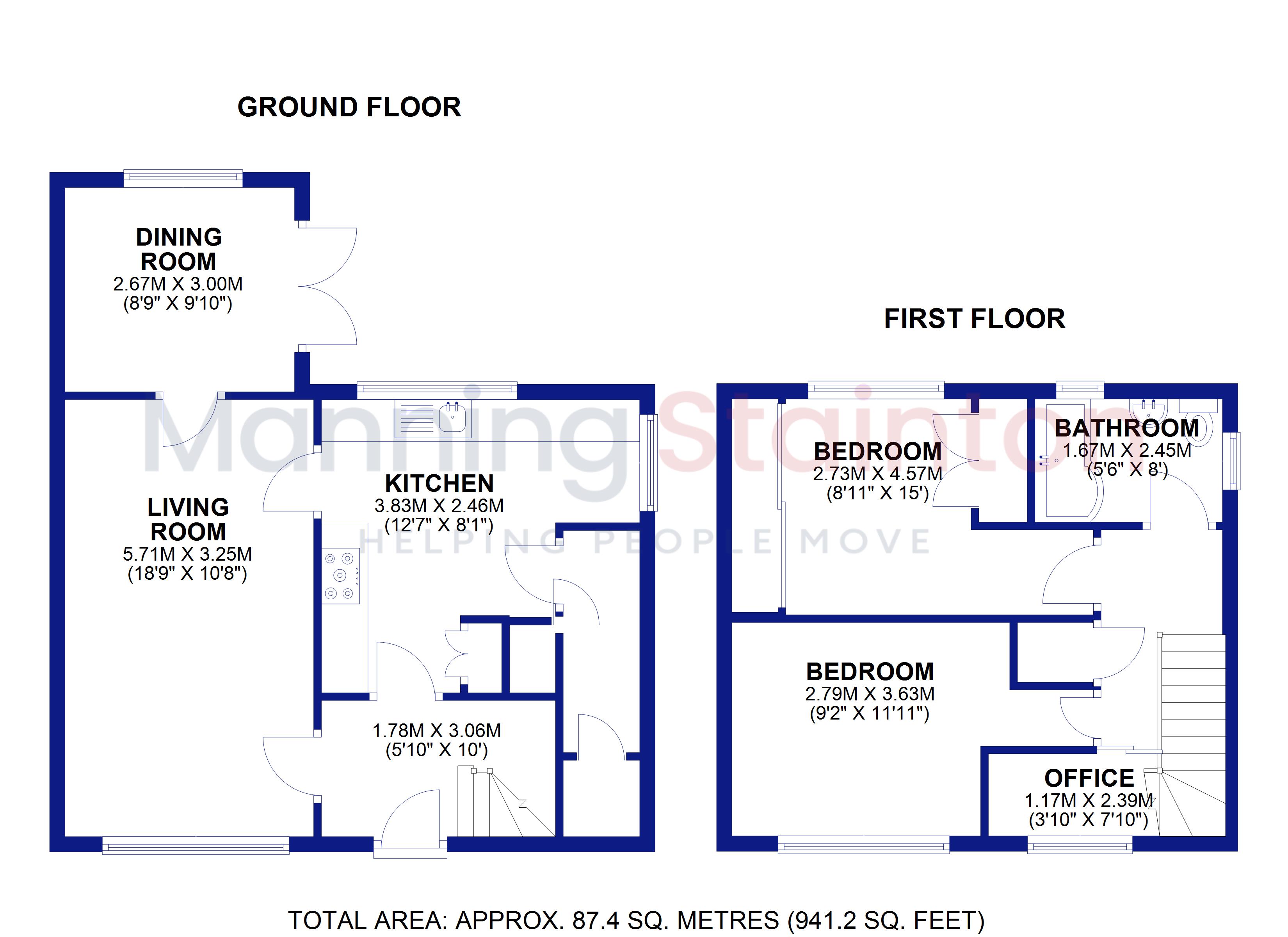 149, Sandringham Drive, West Yorkshire floorplan