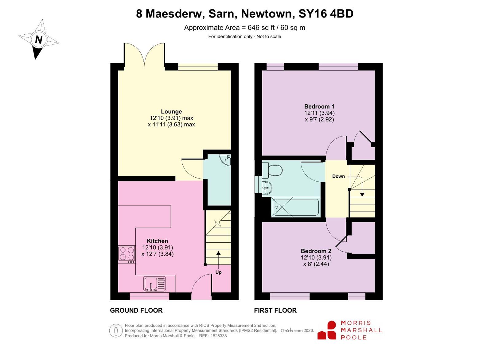 8, Maesderw, Newtown floorplan