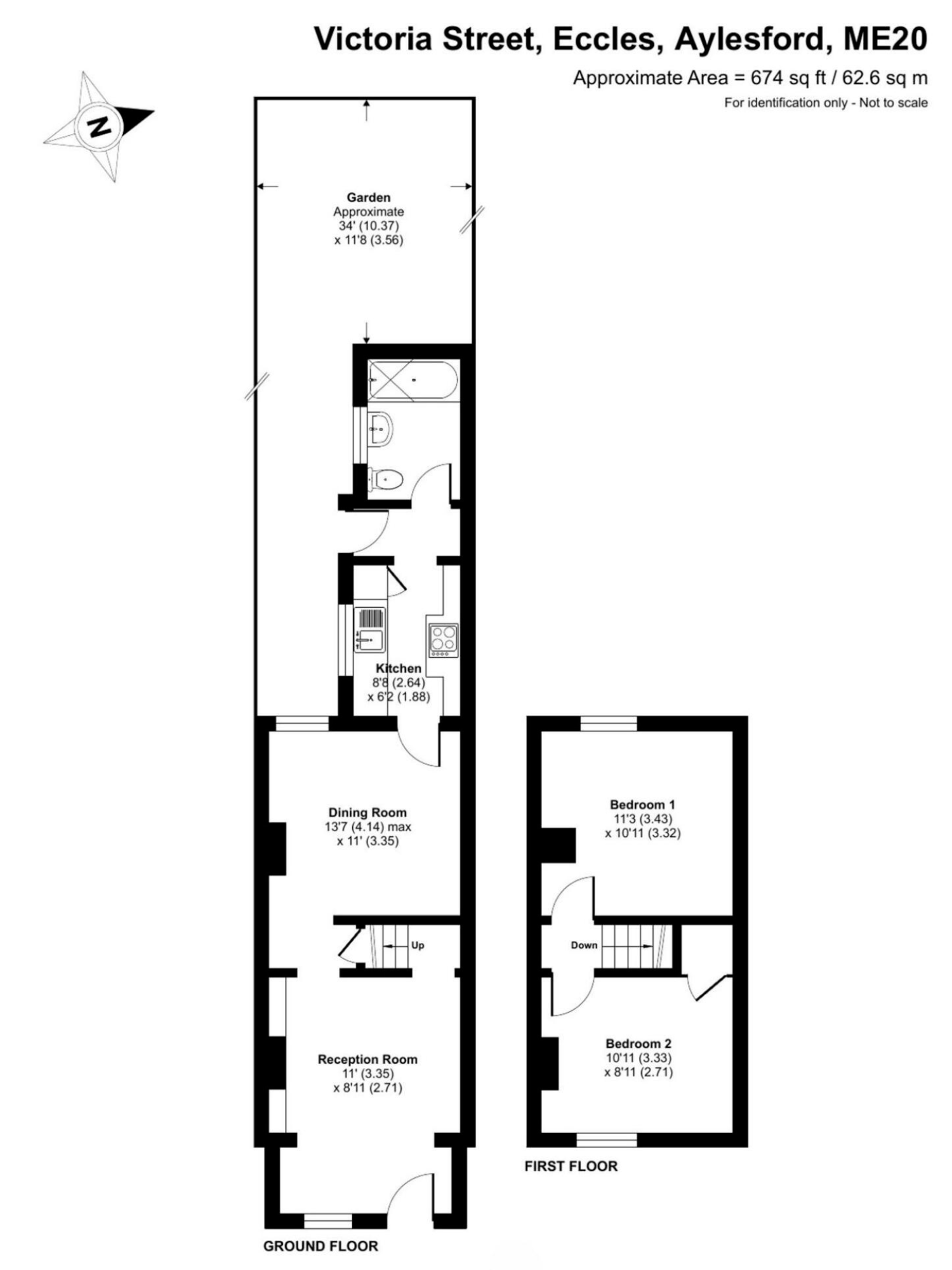Victoria Street, Aylesford floorplan